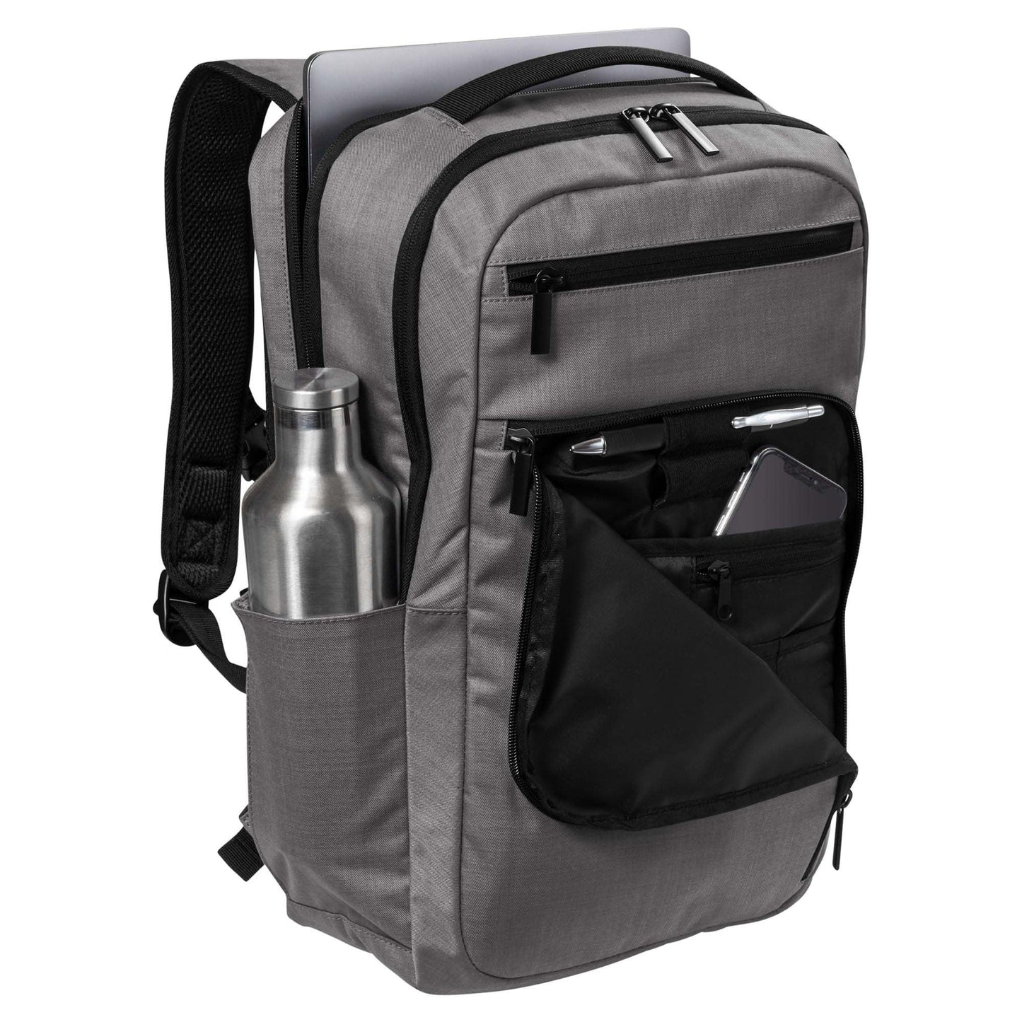 Deep Black Backpack - Port Authority - Stylish Design