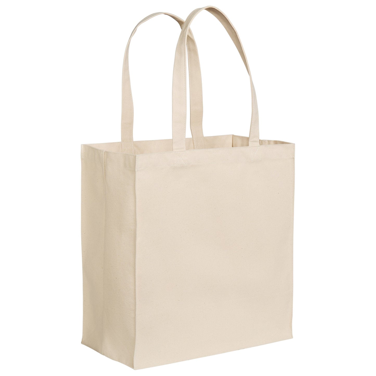 Deep Black Tote Bag - Port Authority - Sturdy Cotton Canvas