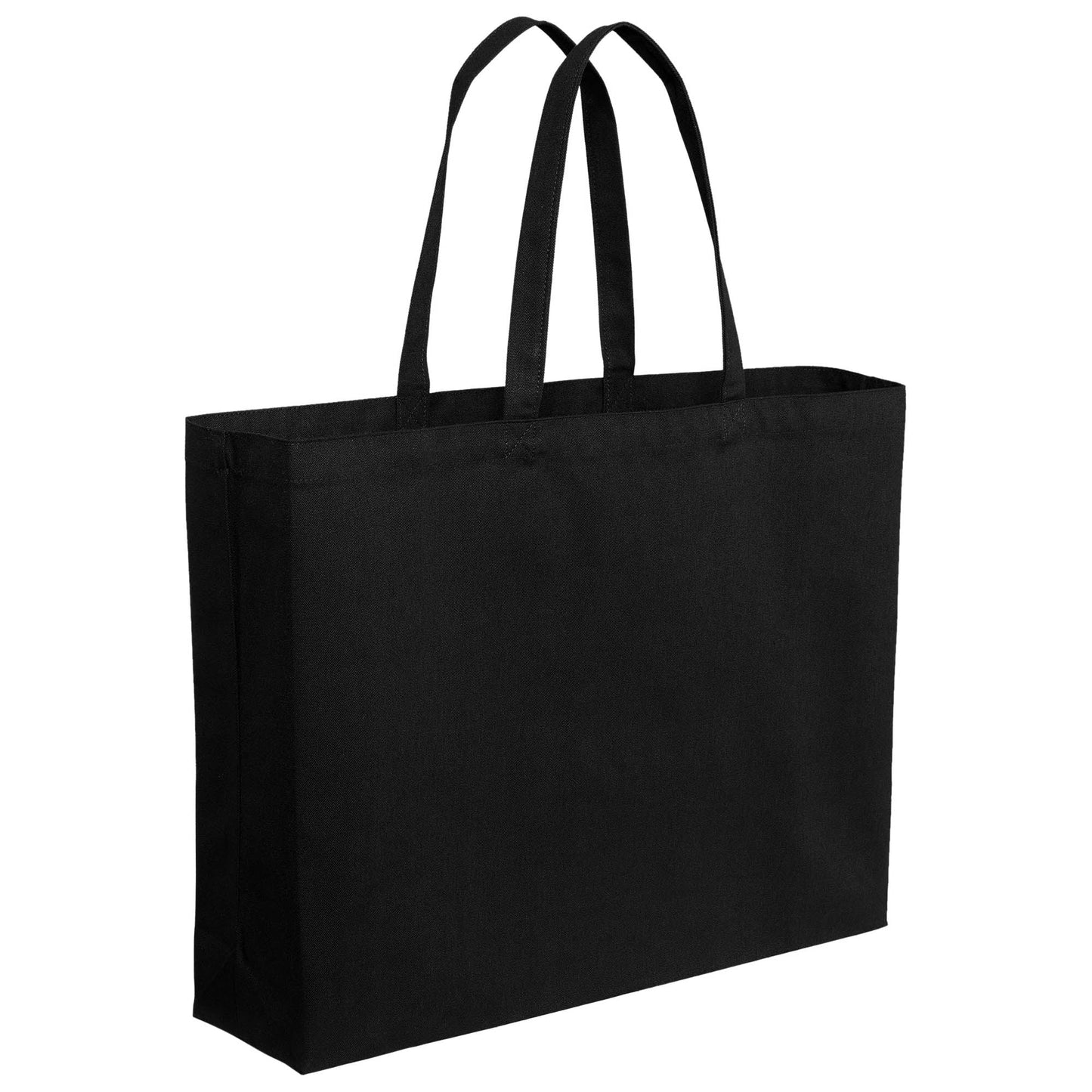 Deep Black Tote Bag - Port Authority - Lightweight Canvas