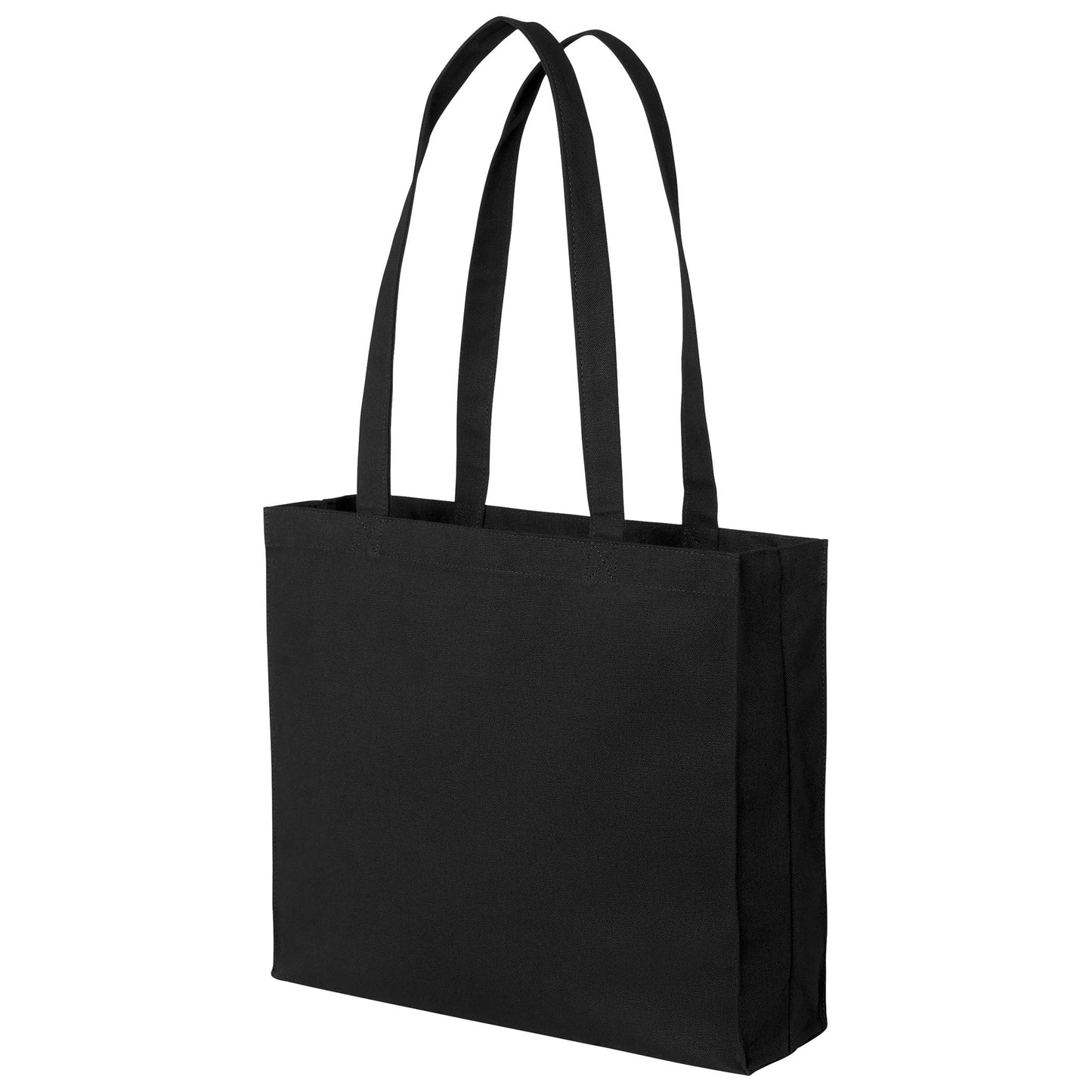 Deep Black Tote Bags - Port Authority - Sturdy Canvas