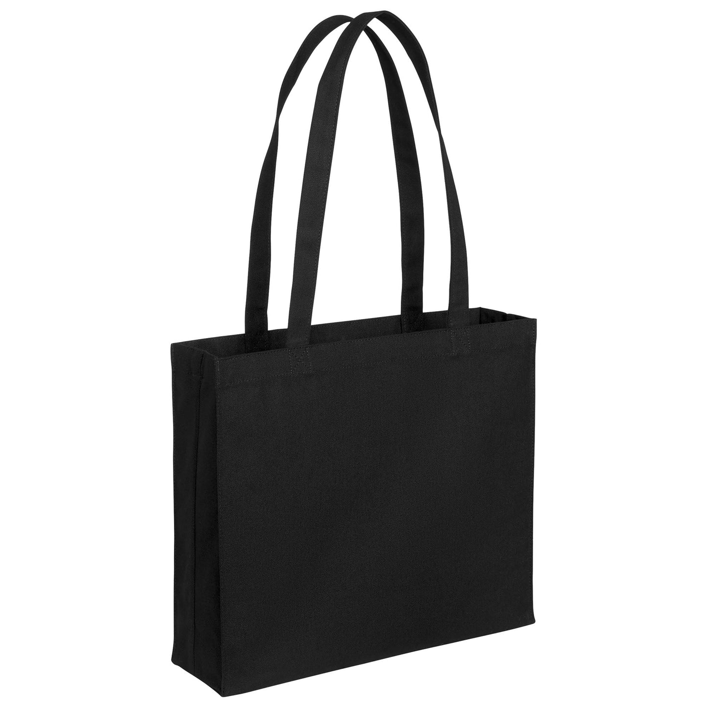 Deep Black Tote Bags - Port Authority - Sturdy Canvas