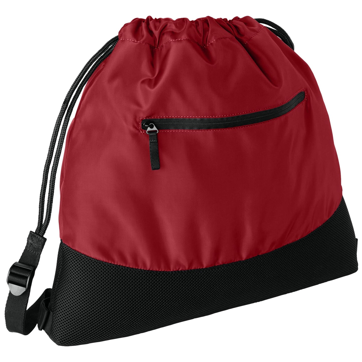 Deep Black Cinch Packs - Port Authority - Durable Mesh Design