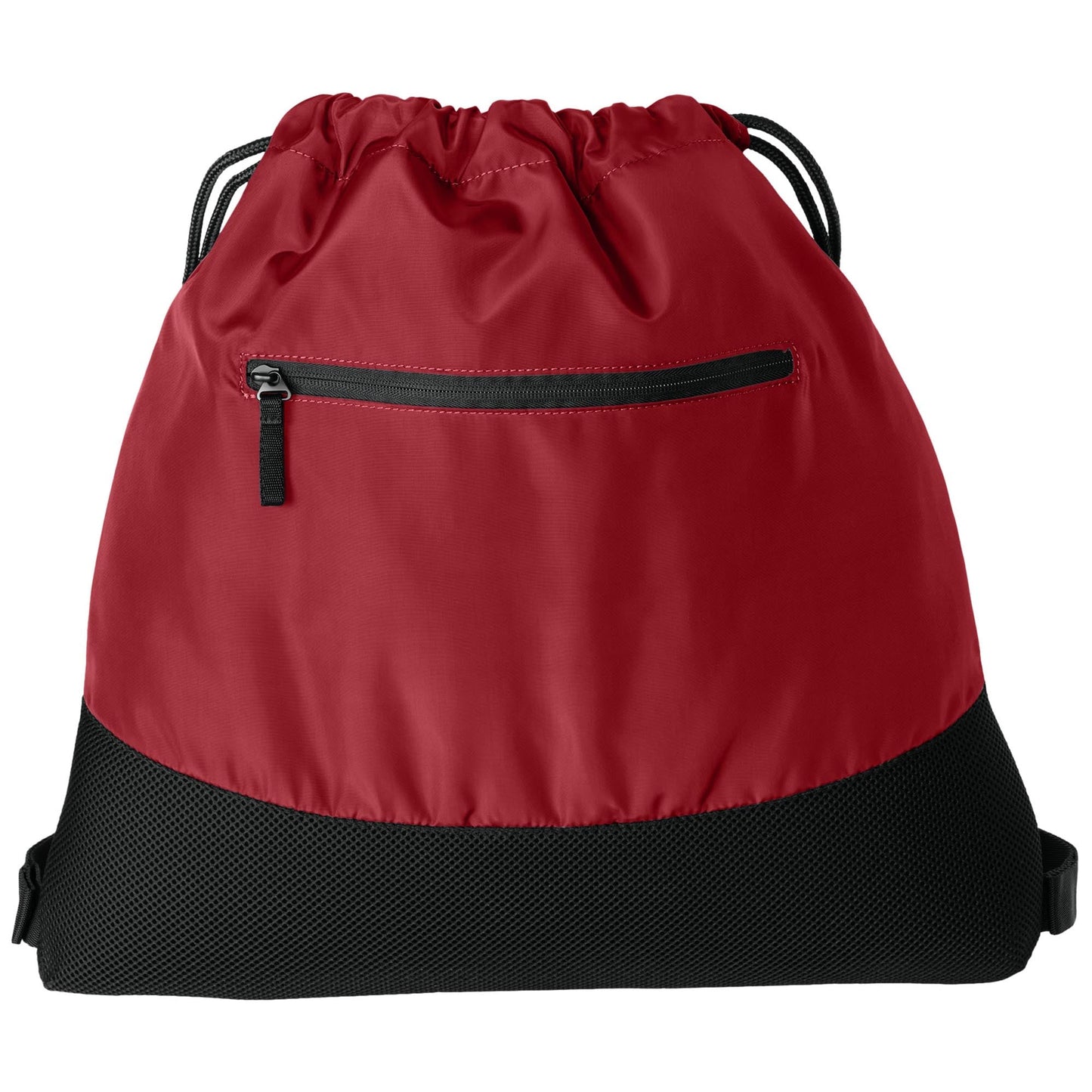 Deep Black Cinch Packs - Port Authority - Durable Mesh Design