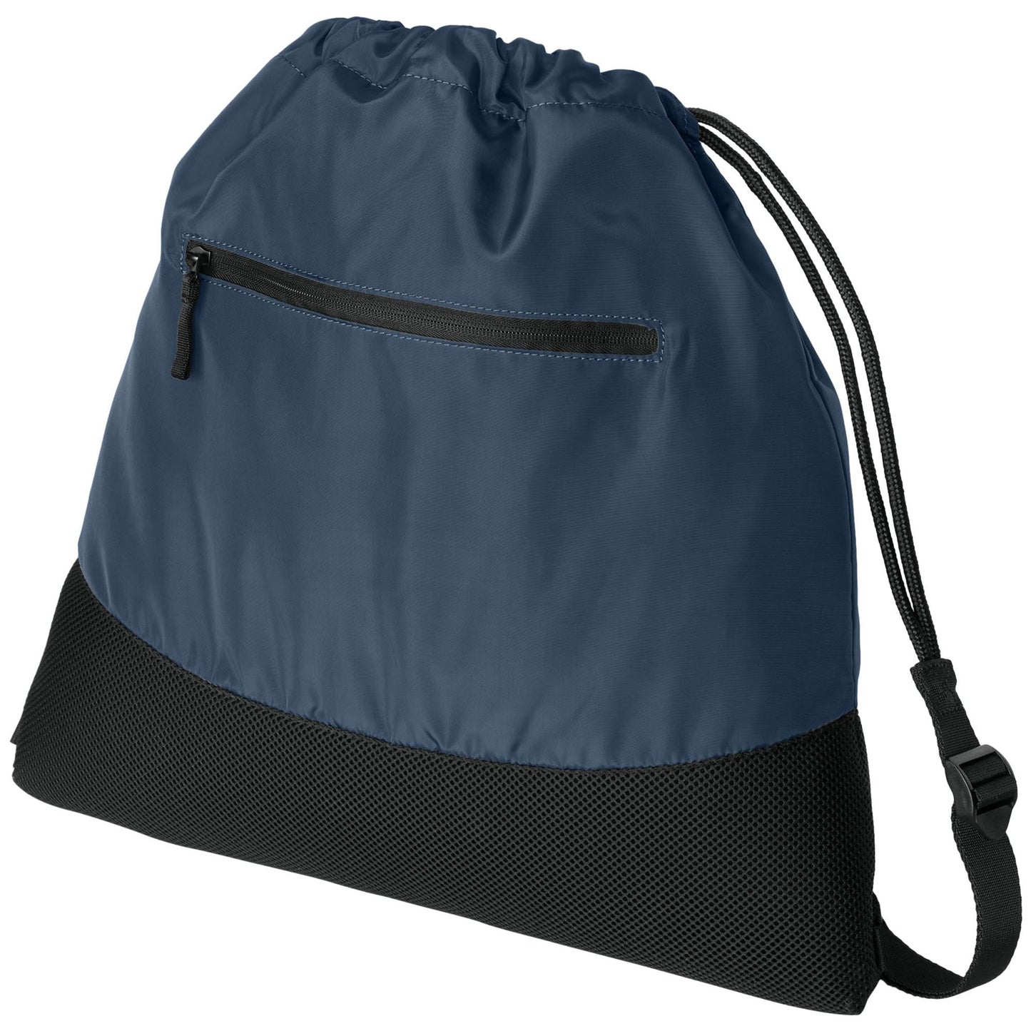 Deep Black Cinch Packs - Port Authority - Durable Mesh Design