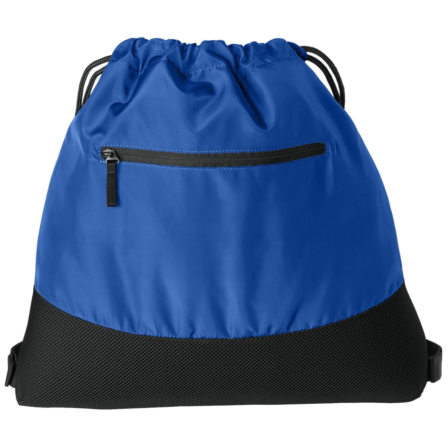 Deep Black Cinch Packs - Port Authority - Durable Mesh Design