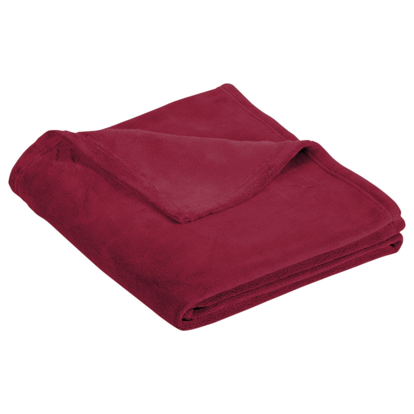 Deep Black Blanket - Port Authority - Plush Polyester