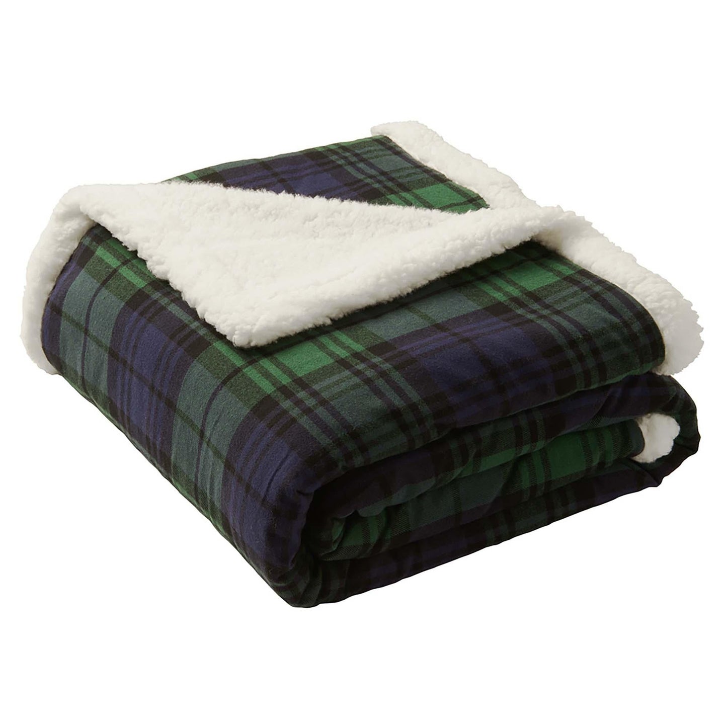 Black Cozy Plaid Blanket - Port Authority - Soft Flannel