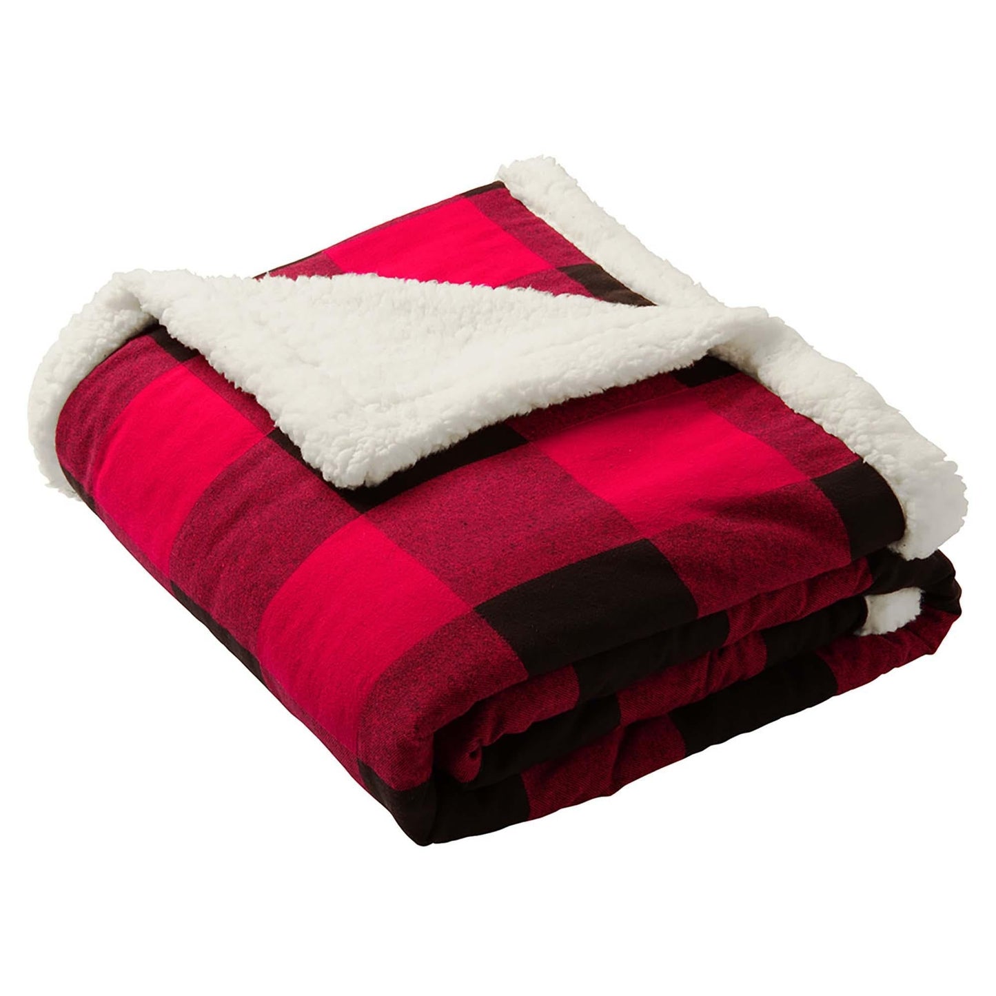 Black Cozy Plaid Blanket - Port Authority - Soft Flannel