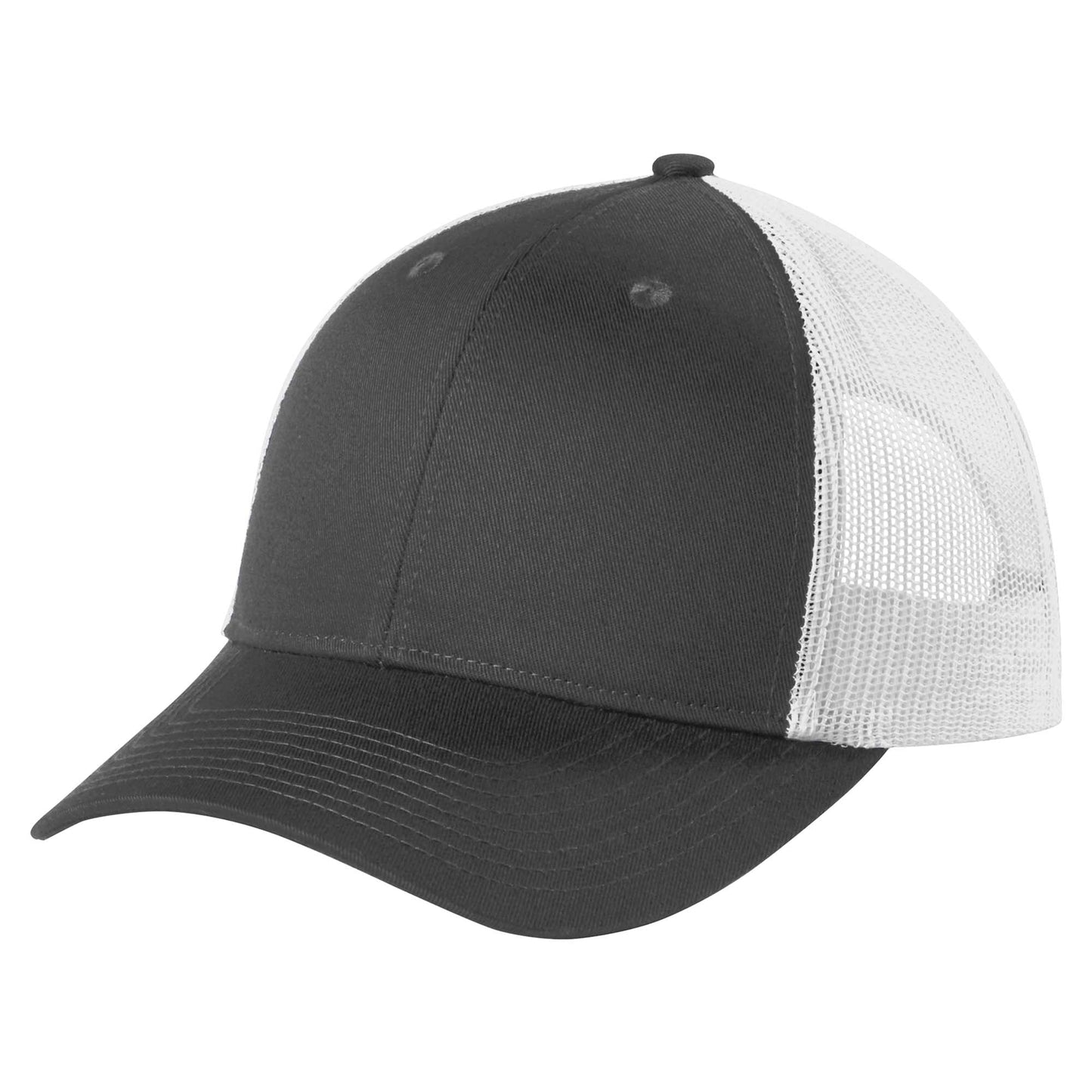 Black Ball Cap - Port Authority - Stylish Cotton Twill - Snapback