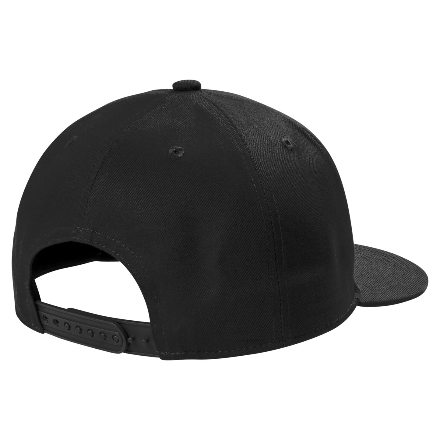 Black Flat Brim Hat - Port Authority - Stylish Design