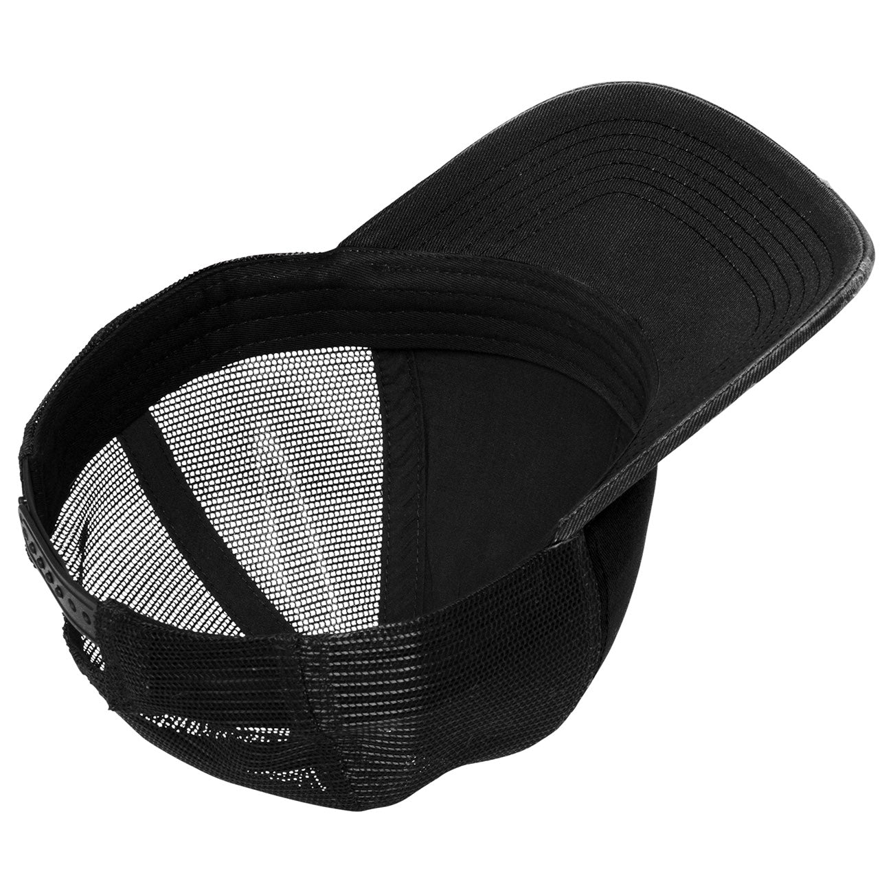 Grey Steel Ball Cap - Port Authority - Distressed Mesh