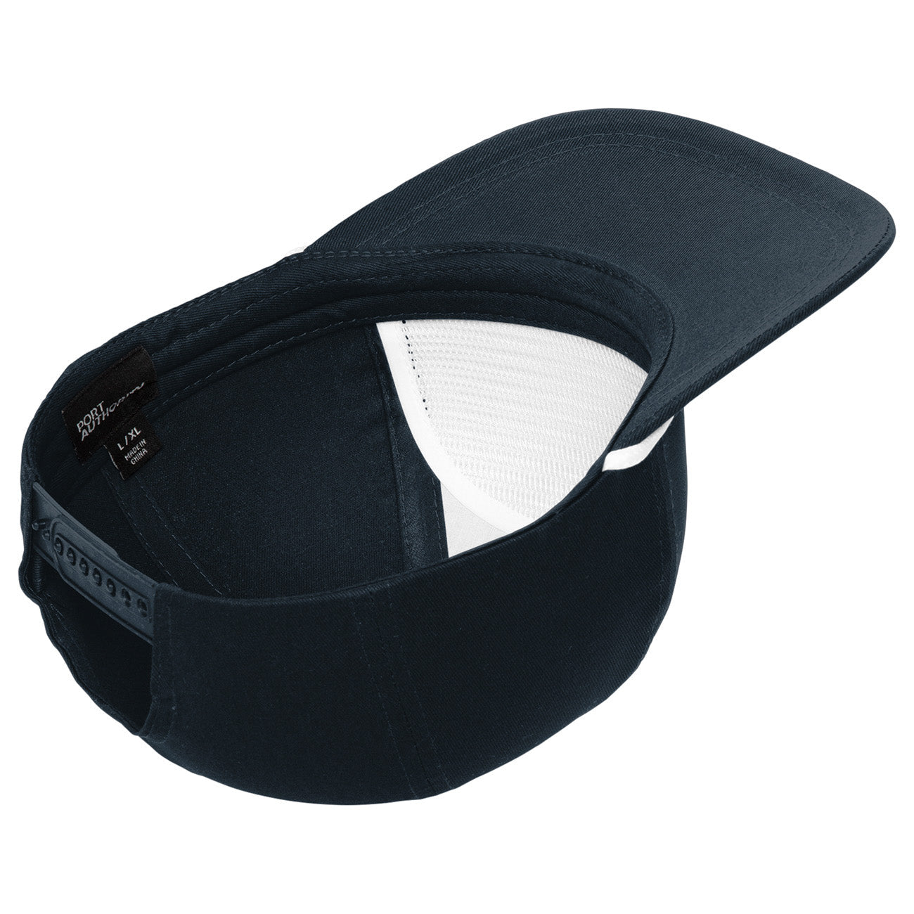 White/Athletic Gold Ball Cap - Port Authority - Stylish Snapback