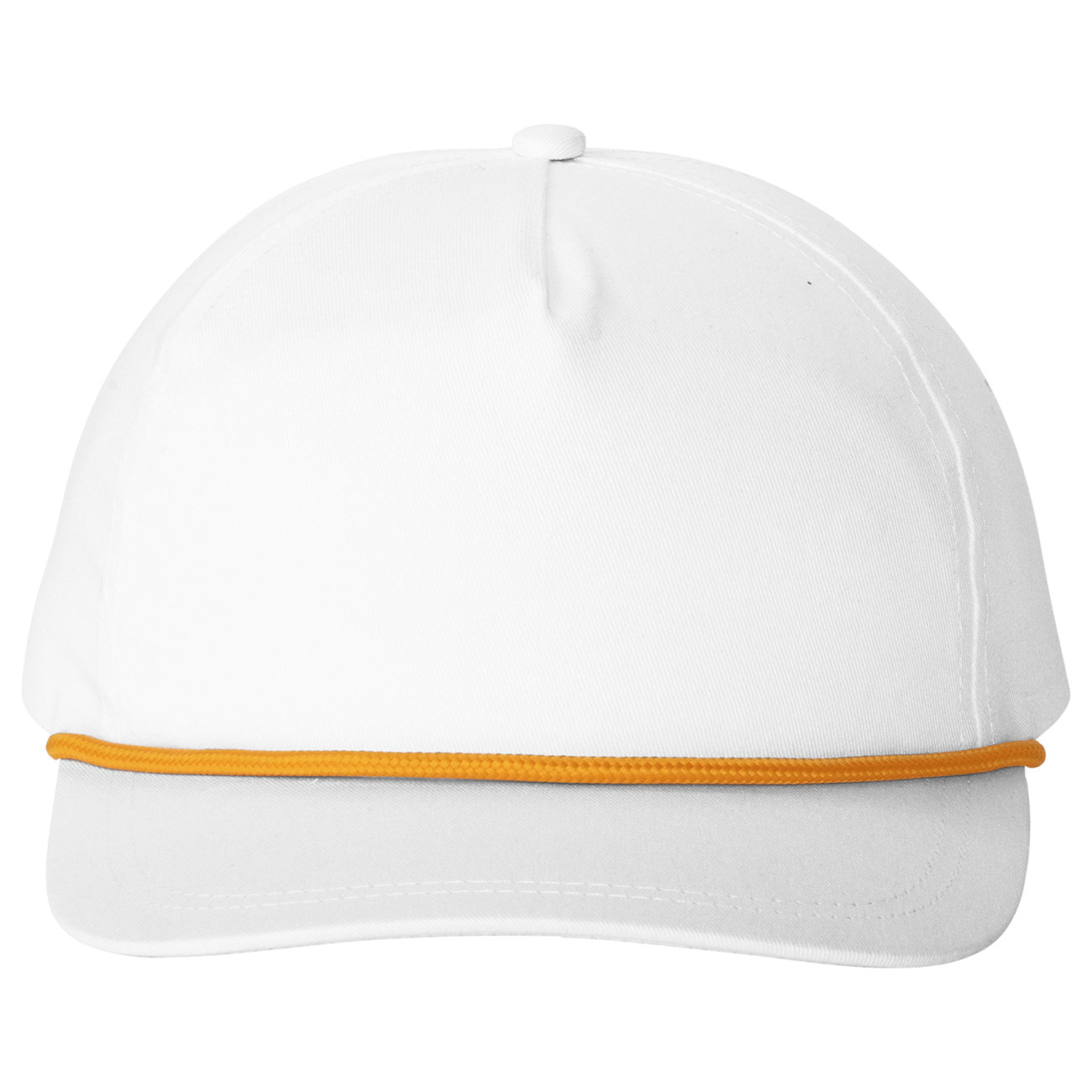 White/Athletic Gold Ball Cap - Port Authority - Stylish Snapback