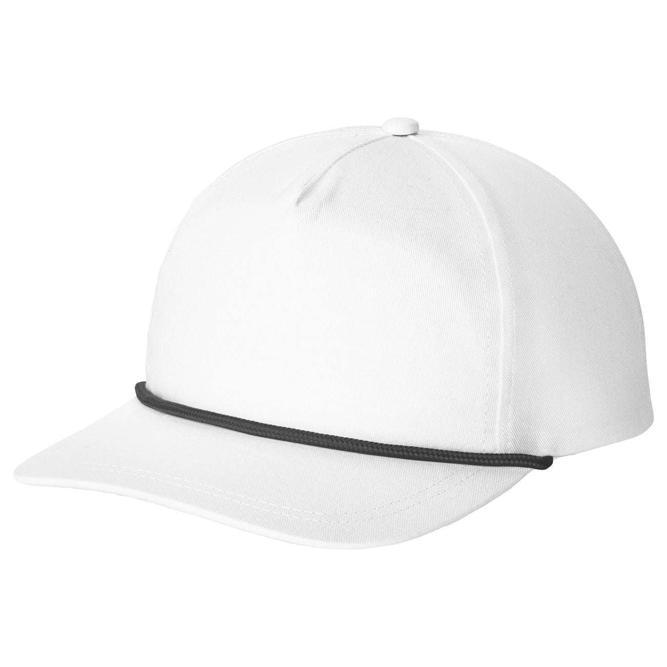 White/Athletic Gold Ball Cap - Port Authority - Stylish Snapback