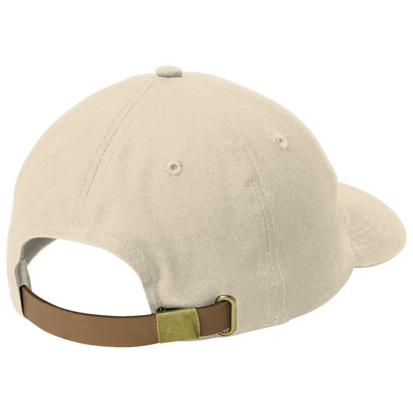 Black Ball Cap - Port Authority - Stylish Leather Strap