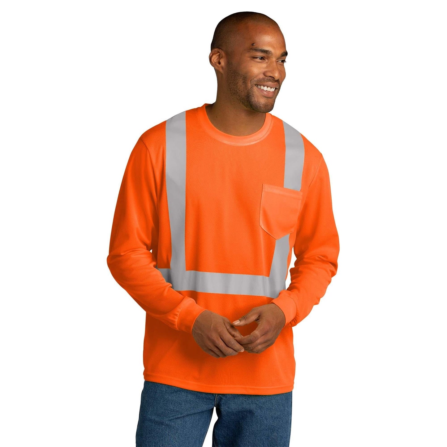 Orange Safety Shirt - Cornerstone - Mesh Comfort