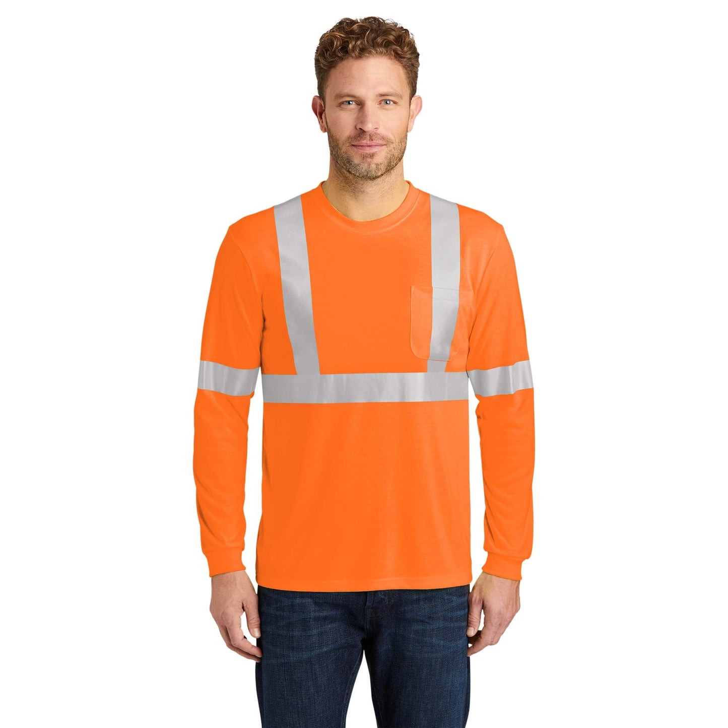 Orange Safety Shirt - Cornerstone - High-Visibility