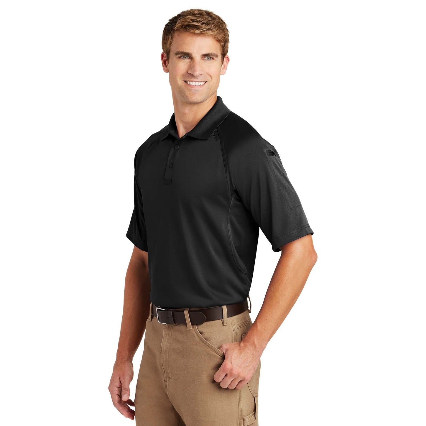 Tactical Green Polo Shirt - Cornerstone - Snag-Proof Quality