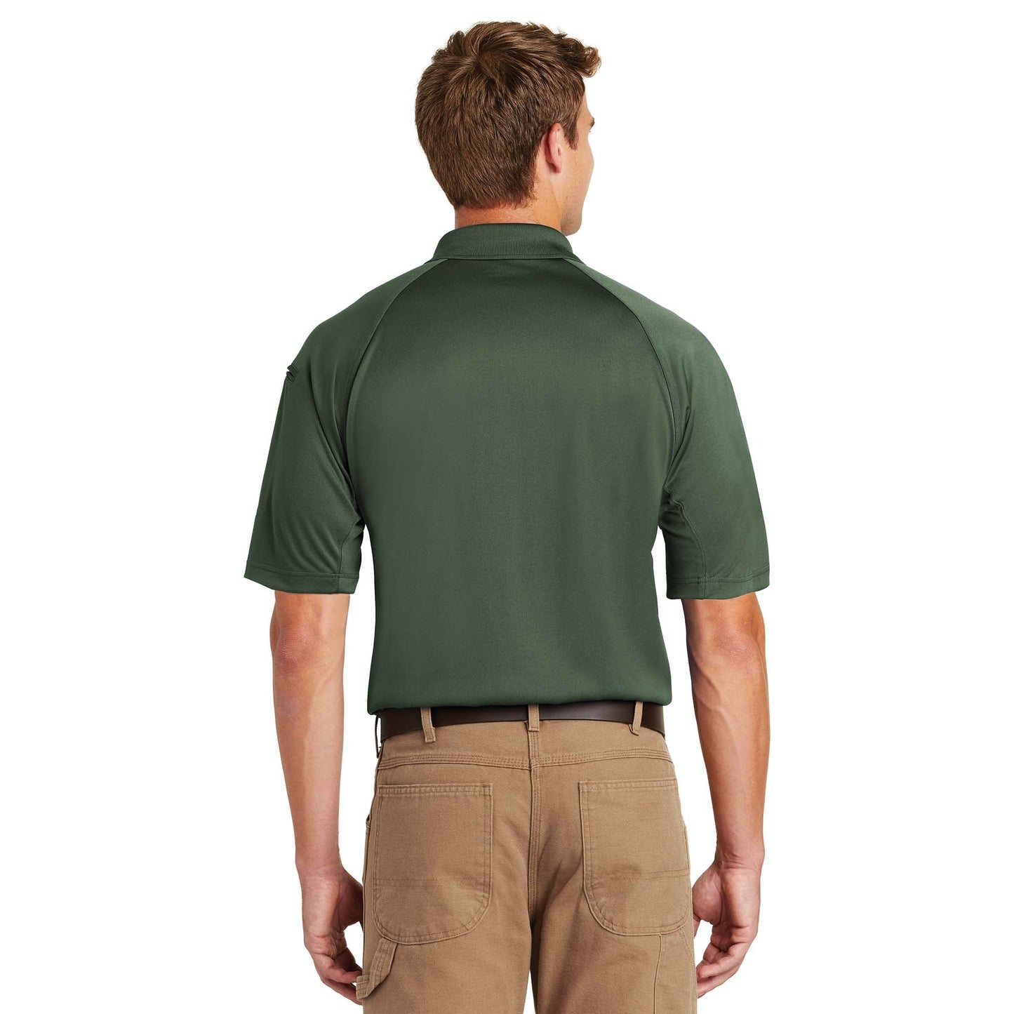 Tactical Green Polo Shirt - Cornerstone - Snag-Proof Quality