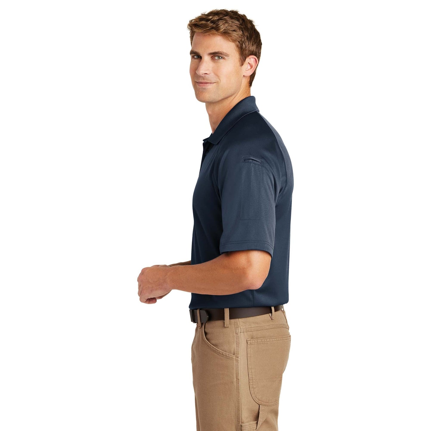 Tactical Green Polo Shirt - Cornerstone - Snag-Proof Quality