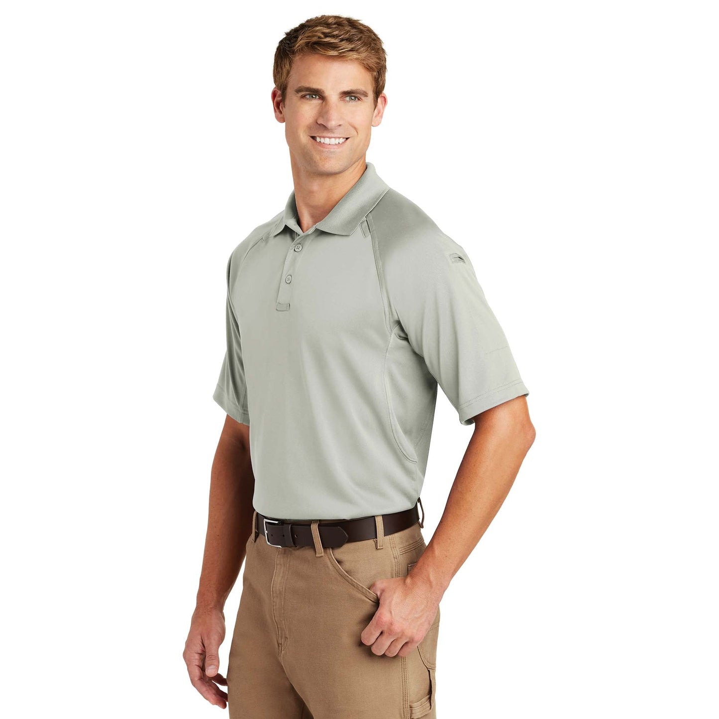 Tactical Green Polo Shirt - Cornerstone - Snag-Proof Quality