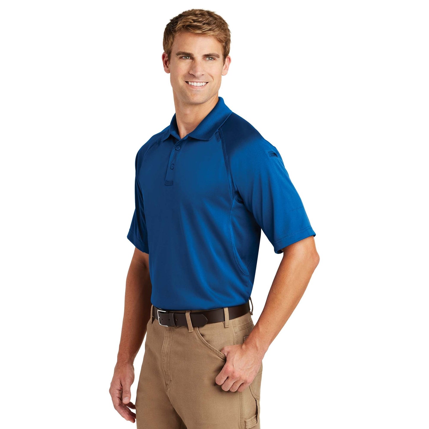 Tactical Green Polo Shirt - Cornerstone - Snag-Proof Quality