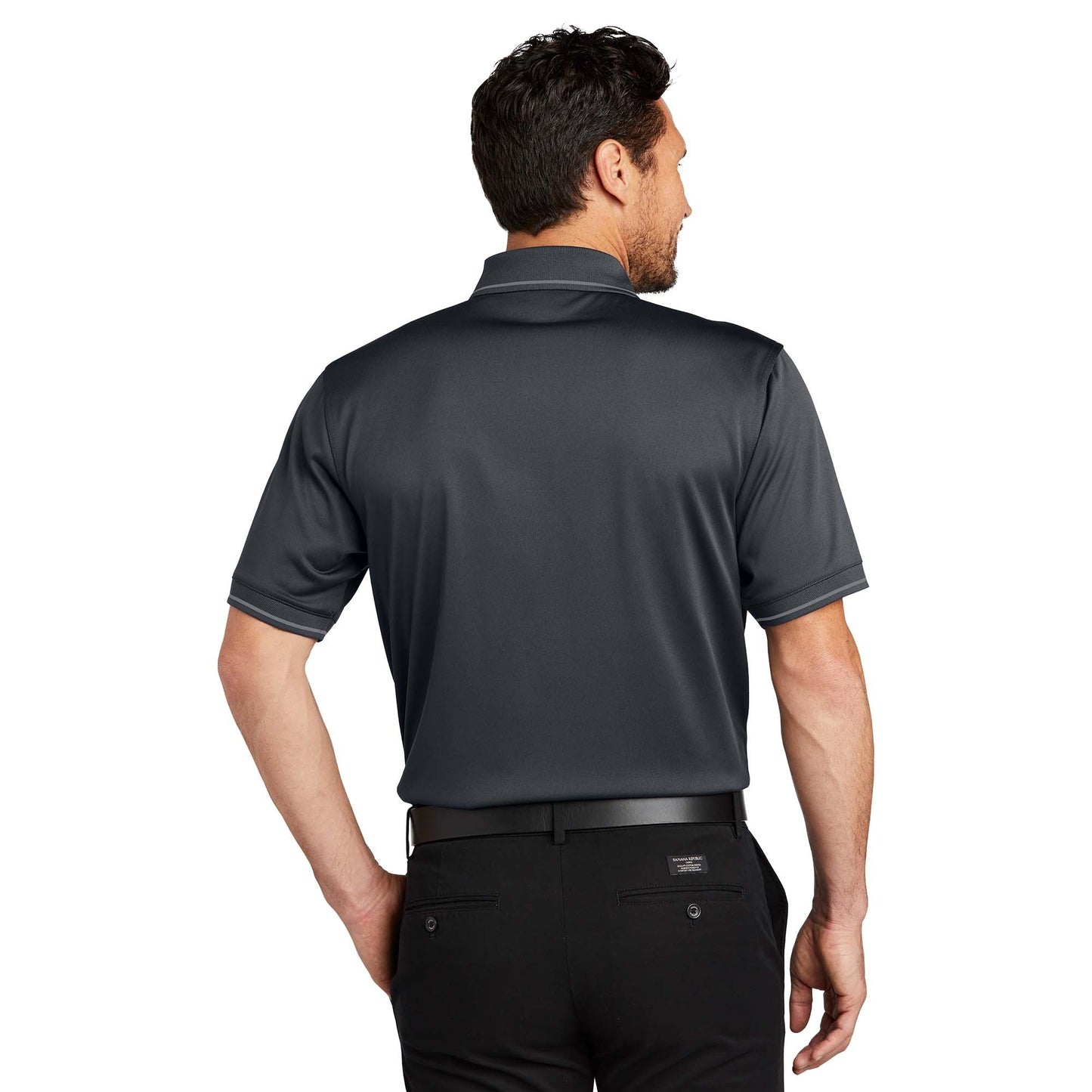 Black/Smoke Grey Polo Shirt - Cornerstone - Snag-Proof