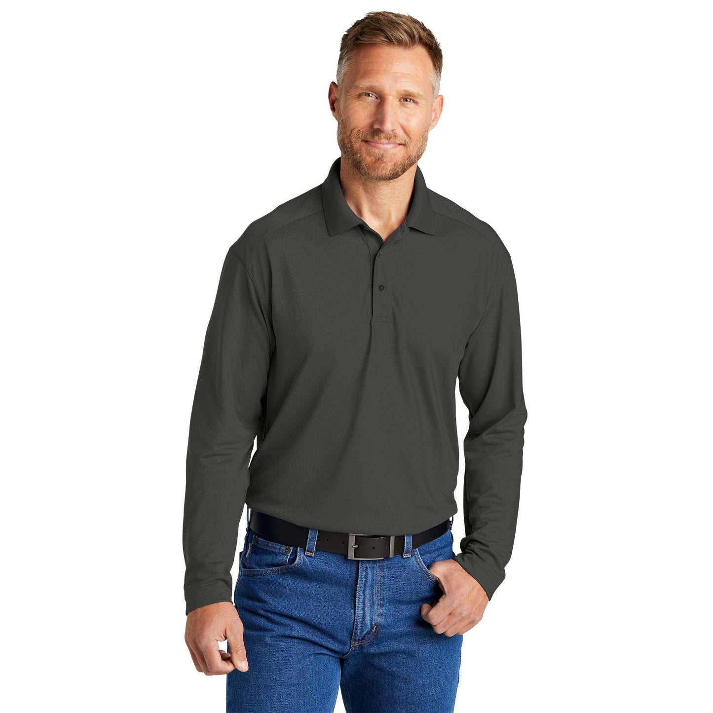 Black Polo Shirts - Cornerstone - Lightweight Comfort