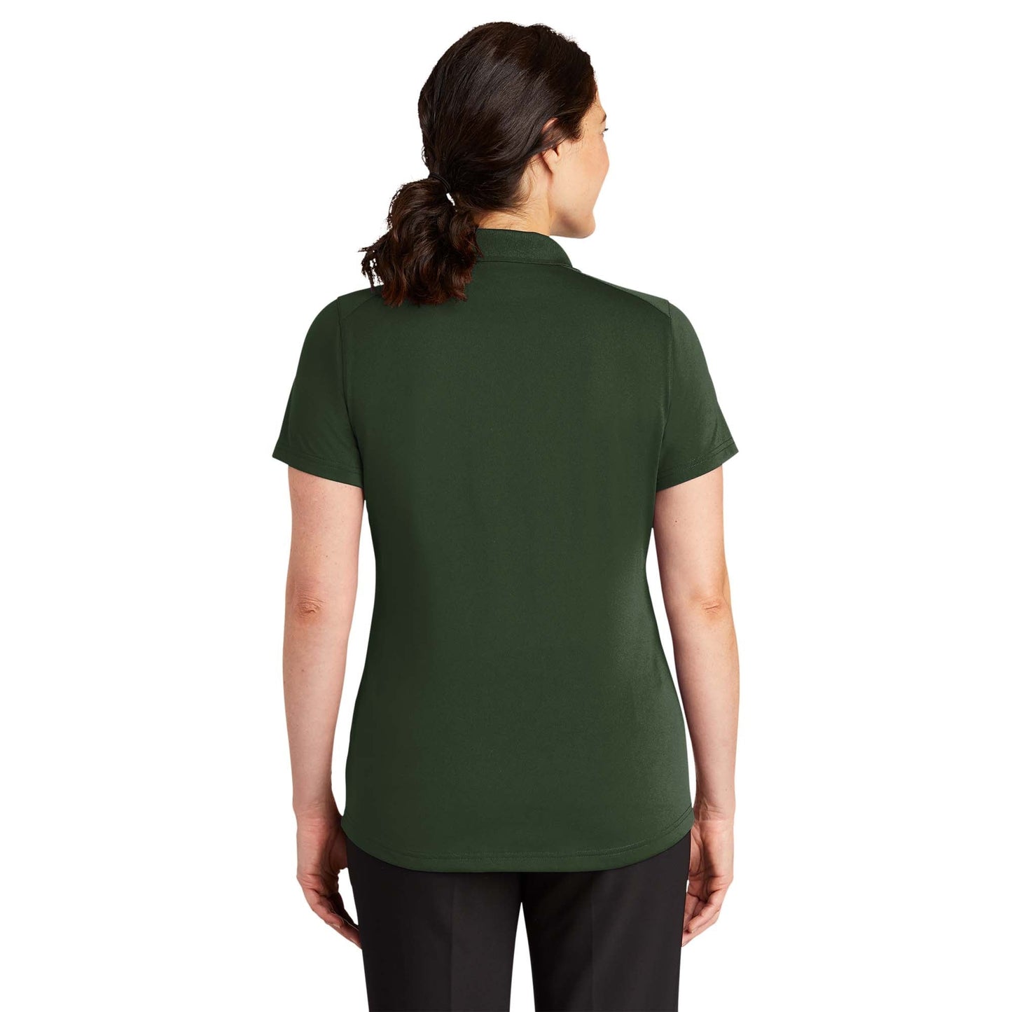 Black Polo Shirts - Cornerstone - Lightweight Polyester