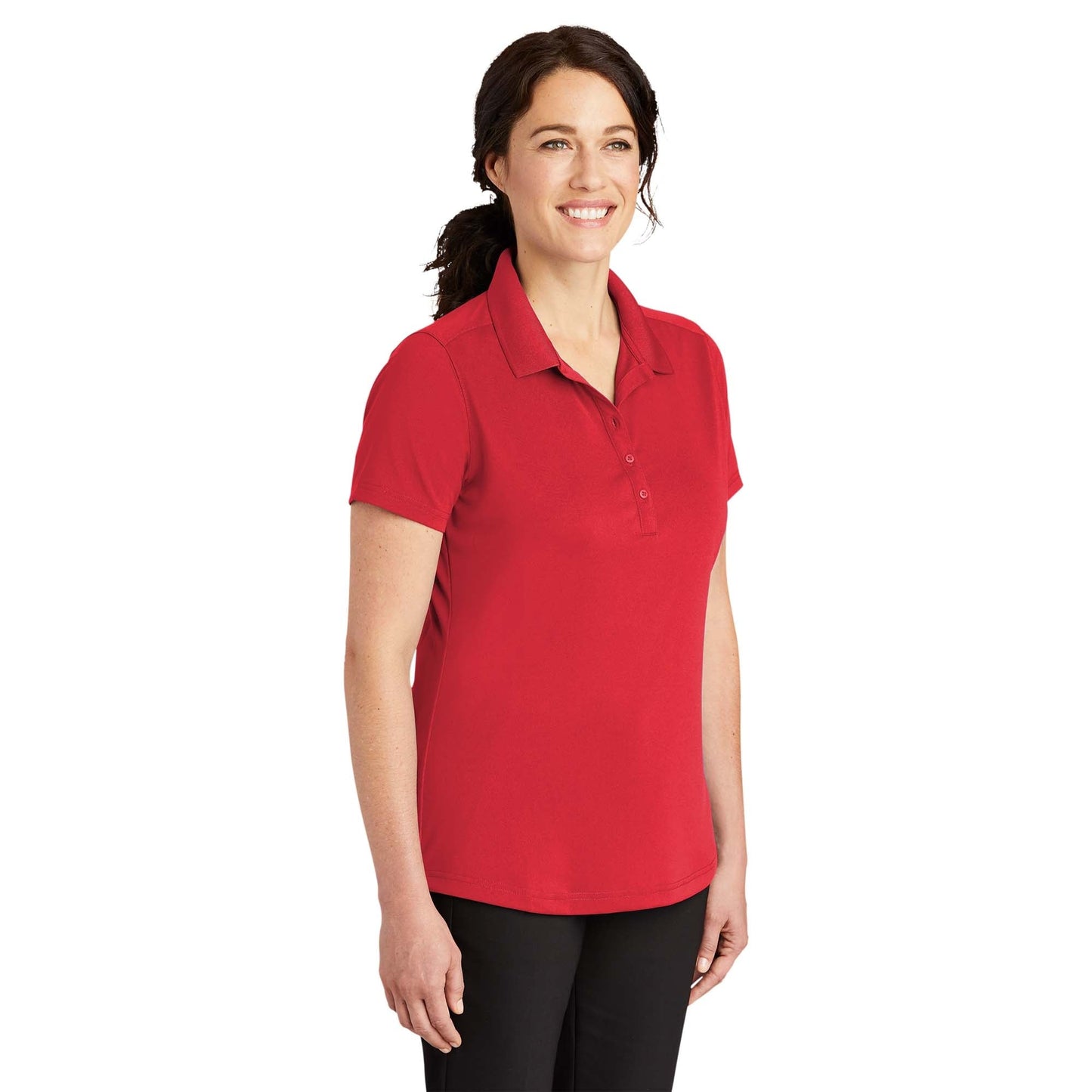 Black Polo Shirts - Cornerstone - Lightweight Polyester