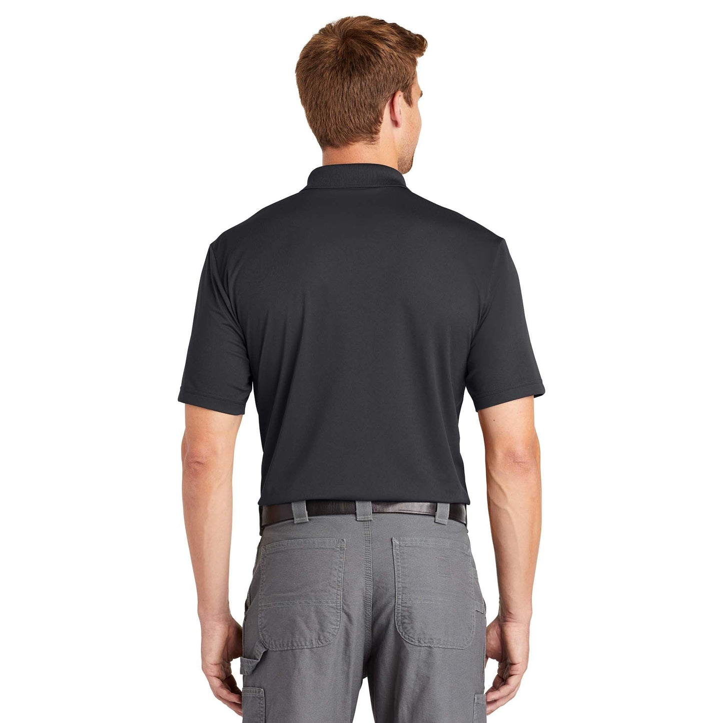 Black Polo Shirt - Cornerstone - Moisture-Wicking