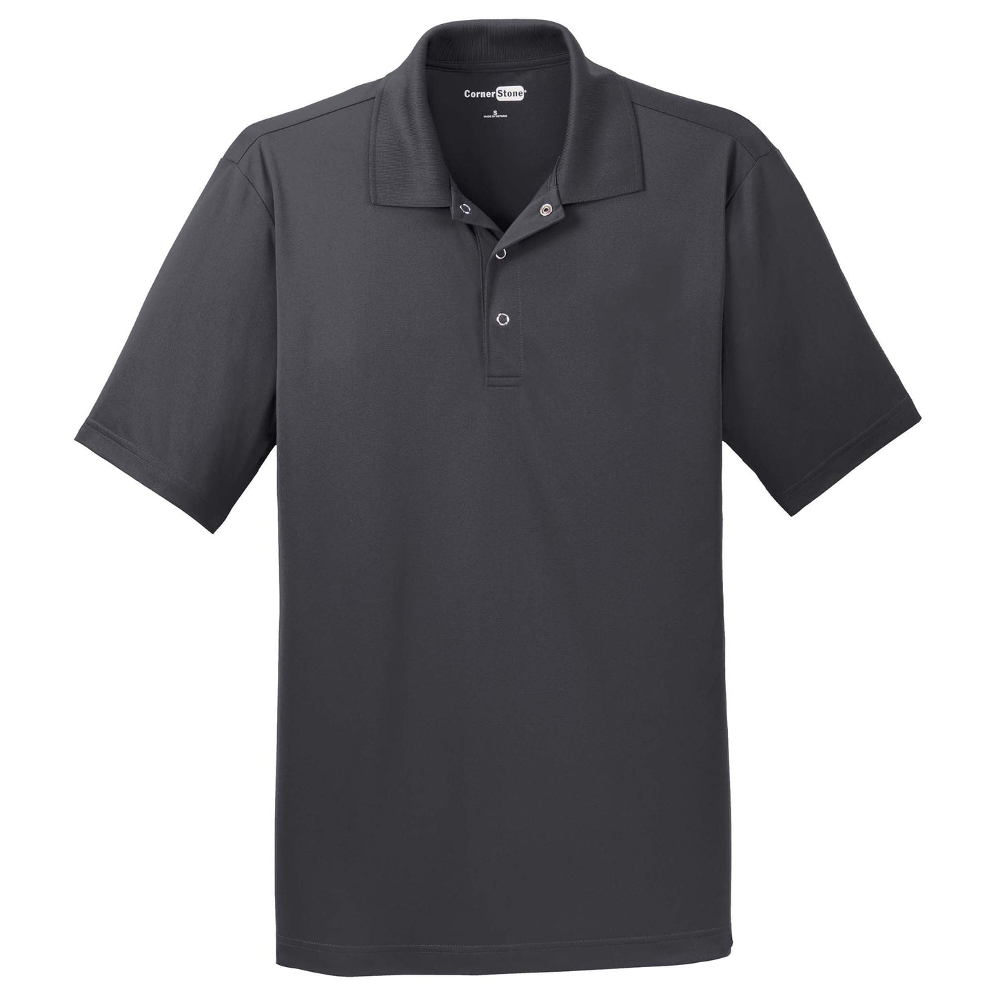 Black Polo Shirt - Cornerstone - Moisture-Wicking
