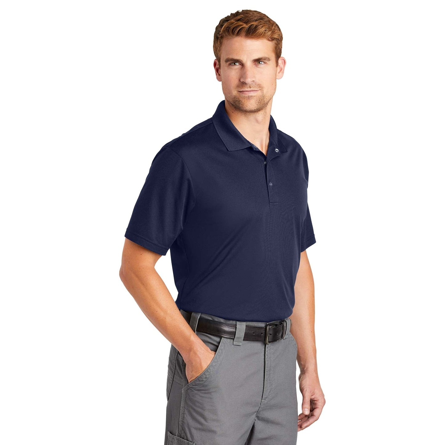 Black Polo Shirt - Cornerstone - Moisture-Wicking