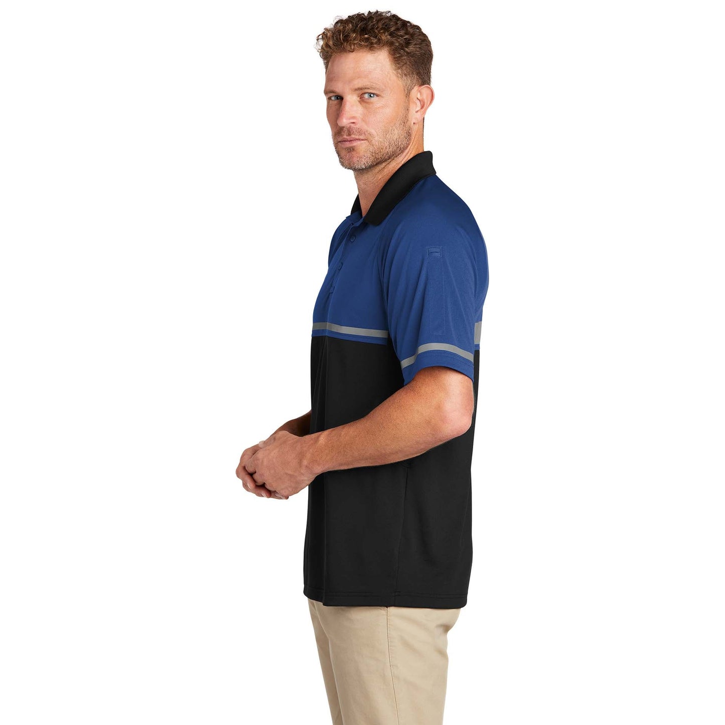 Royal/Black Polo Shirt - Cornerstone - Snag-Proof Quality