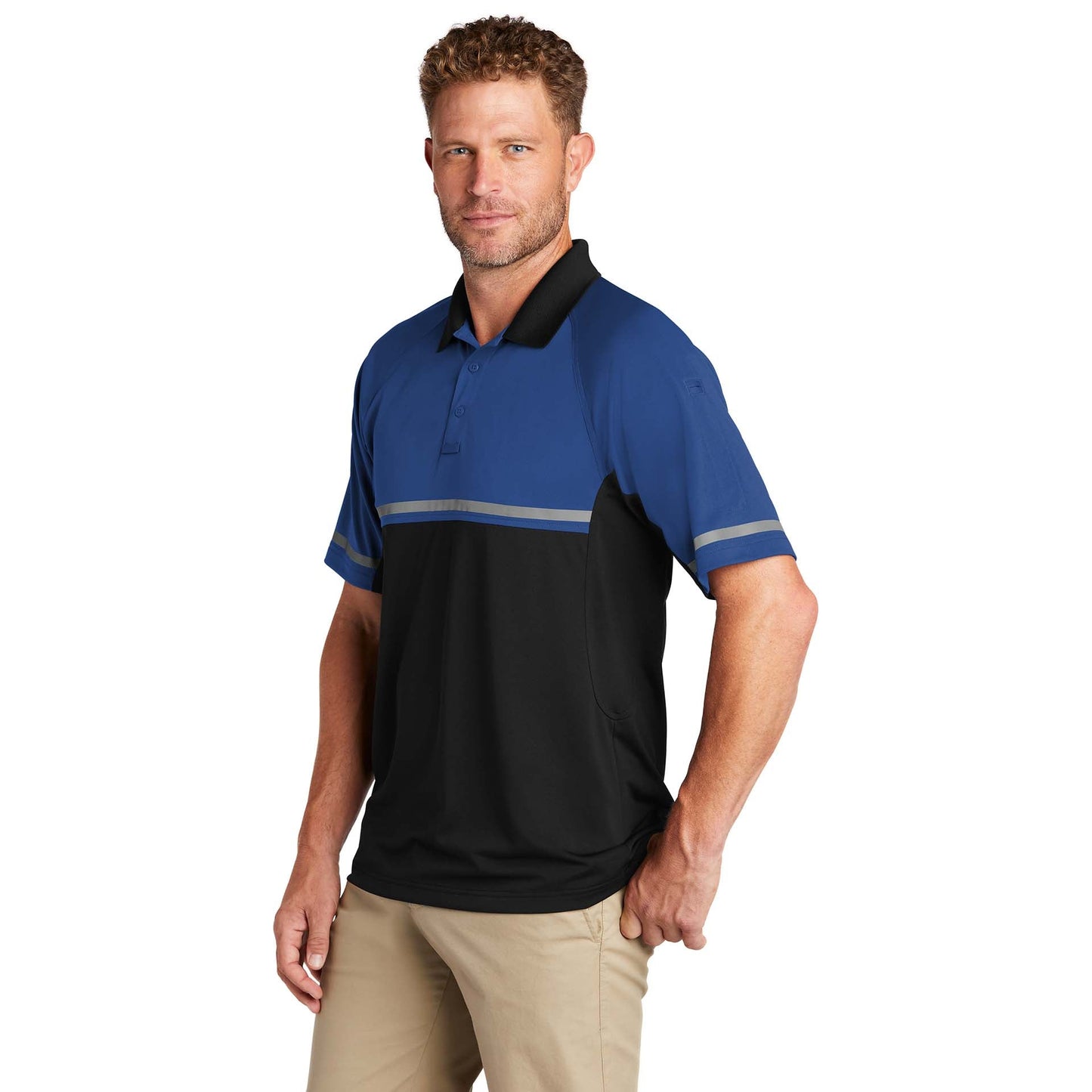 Royal/Black Polo Shirt - Cornerstone - Snag-Proof Quality
