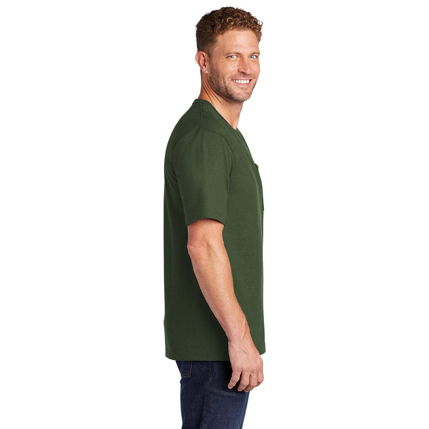 Black T-Shirts - Cornerstone - Tough Cotton Tee - Durable Fabric