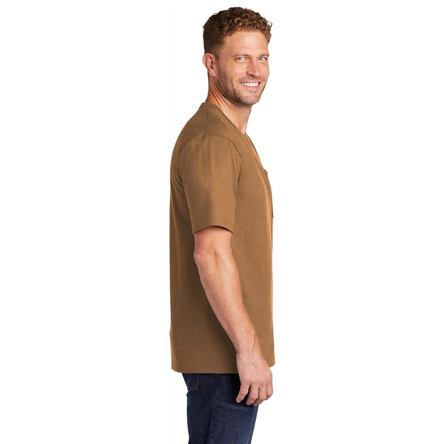 Black T-Shirts - Cornerstone - Tough Cotton Tee - Durable Fabric