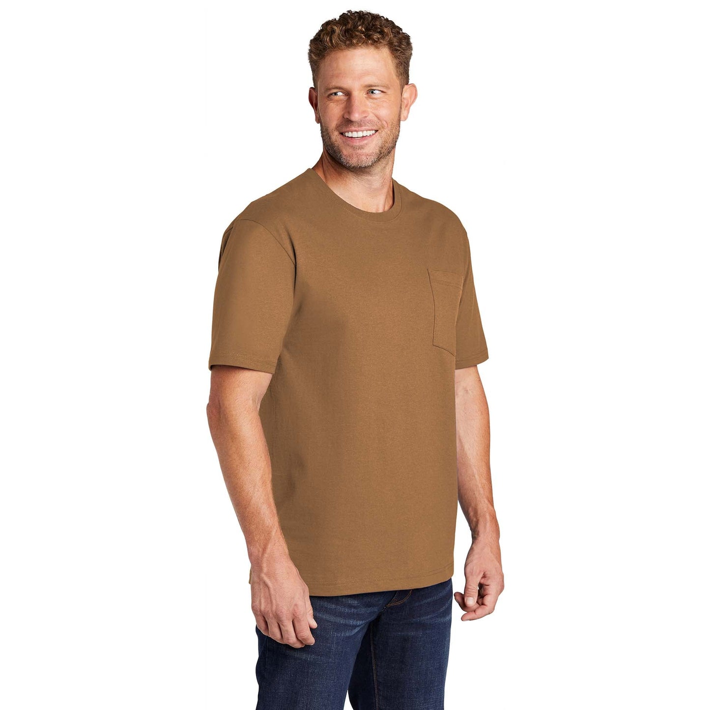 Black T-Shirts - Cornerstone - Tough Cotton Tee - Durable Fabric