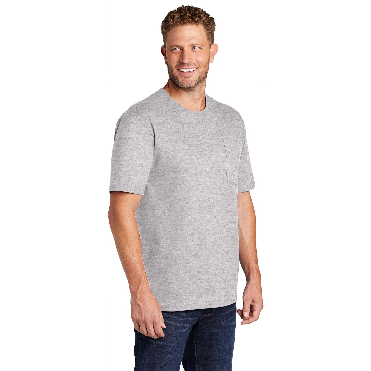 Black T-Shirts - Cornerstone - Tough Cotton Tee - Durable Fabric