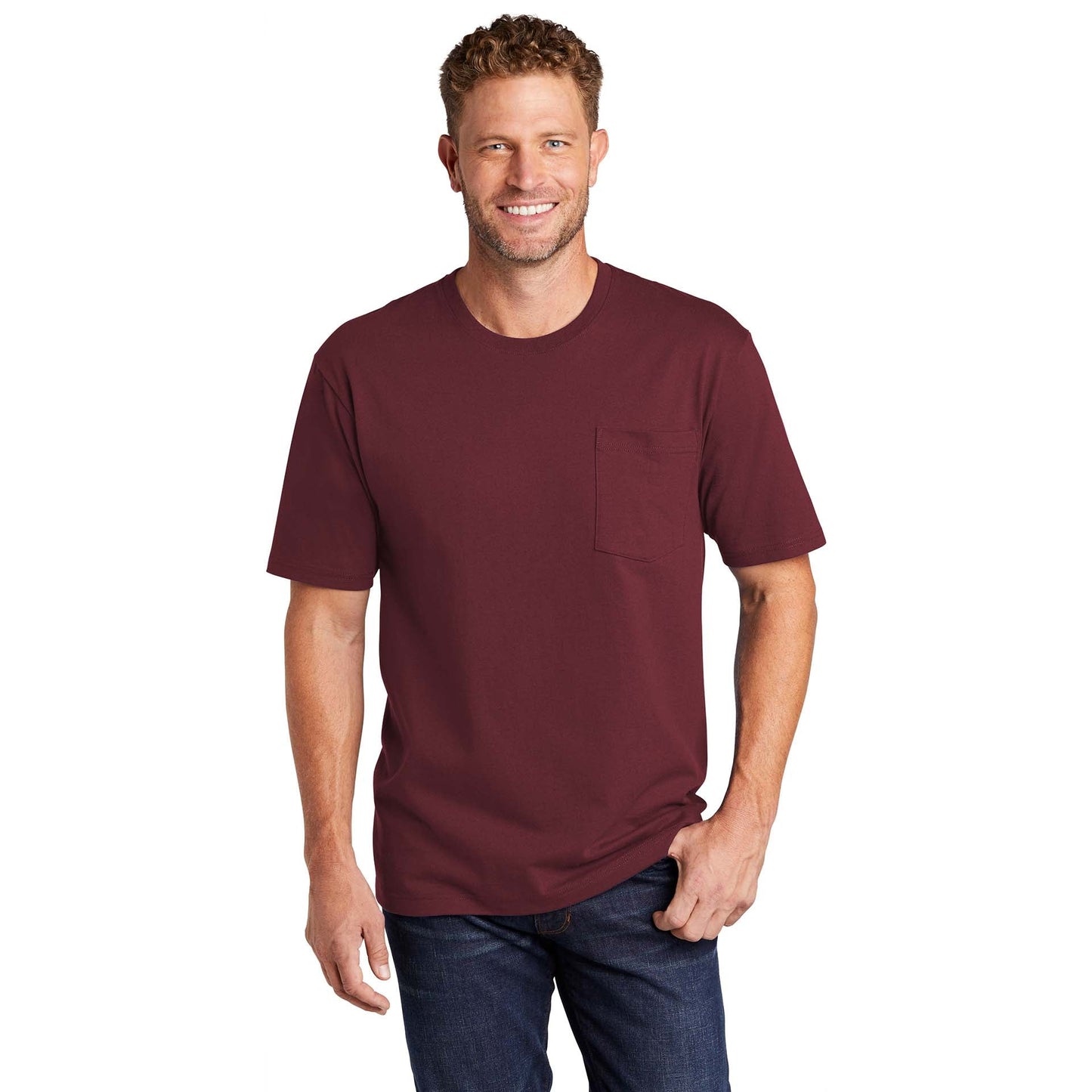 Black T-Shirts - Cornerstone - Tough Cotton Tee - Durable Fabric