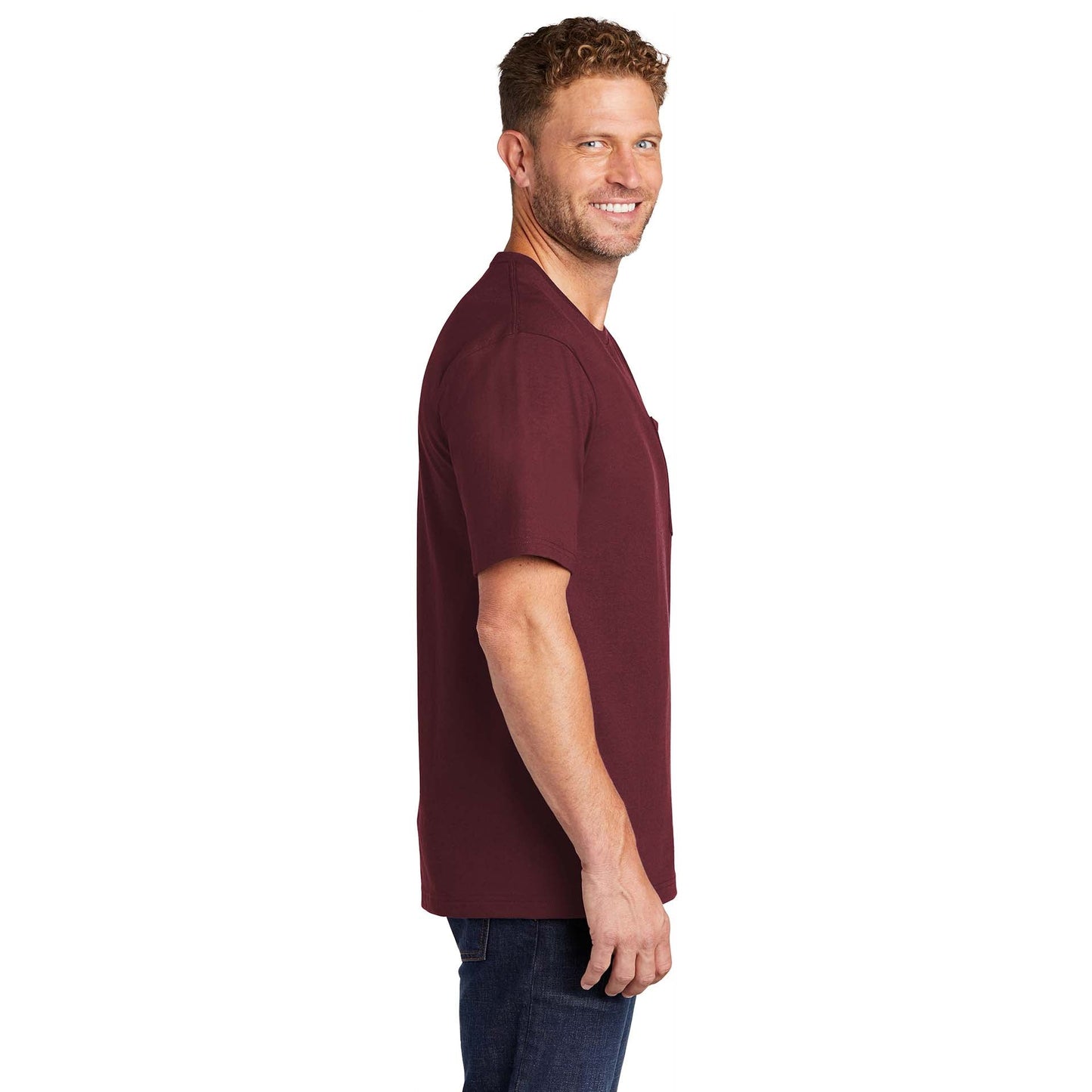 Black T-Shirts - Cornerstone - Tough Cotton Tee - Durable Fabric