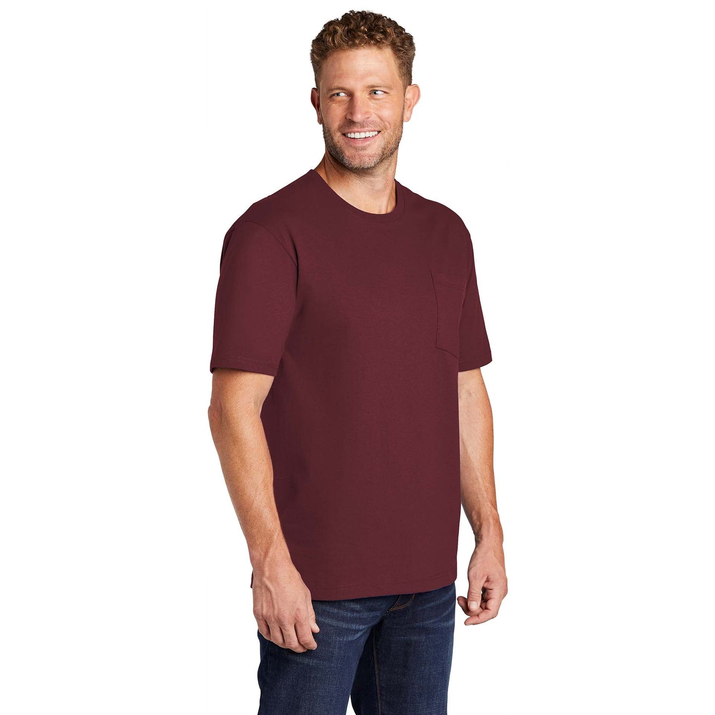 Black T-Shirts - Cornerstone - Tough Cotton Tee - Durable Fabric