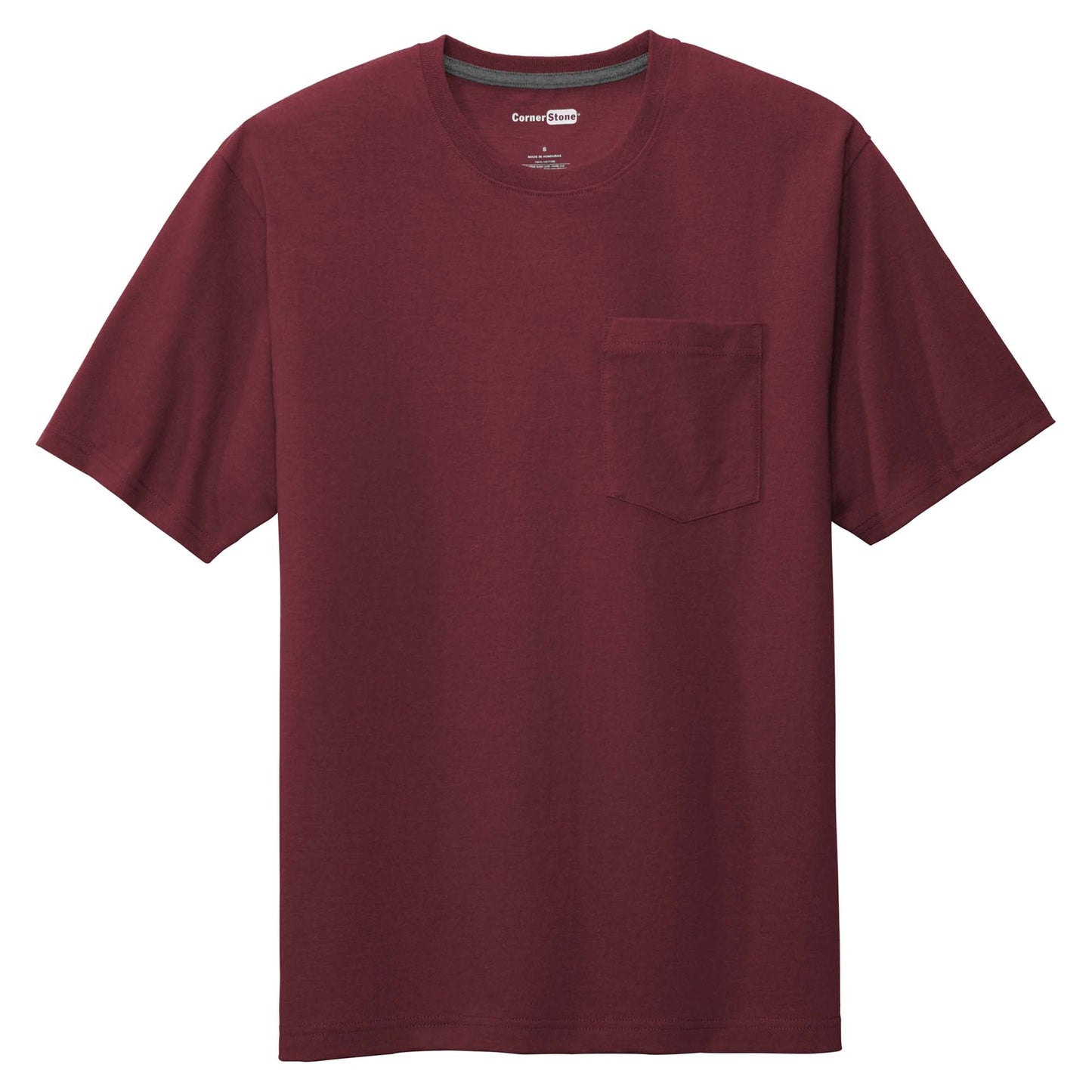 Black T-Shirts - Cornerstone - Tough Cotton Tee - Durable Fabric