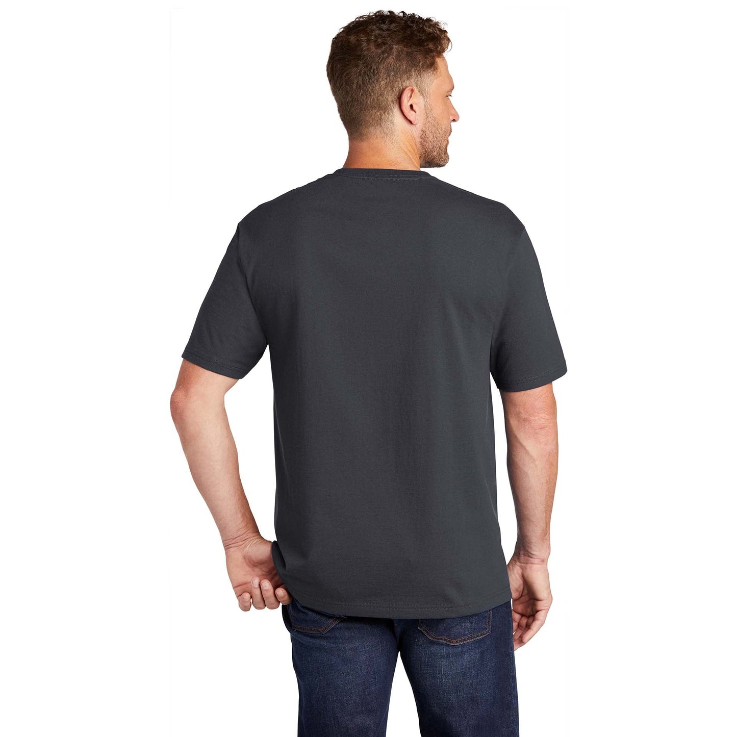Black T-Shirts - Cornerstone - Tough Cotton Tee - Durable Fabric