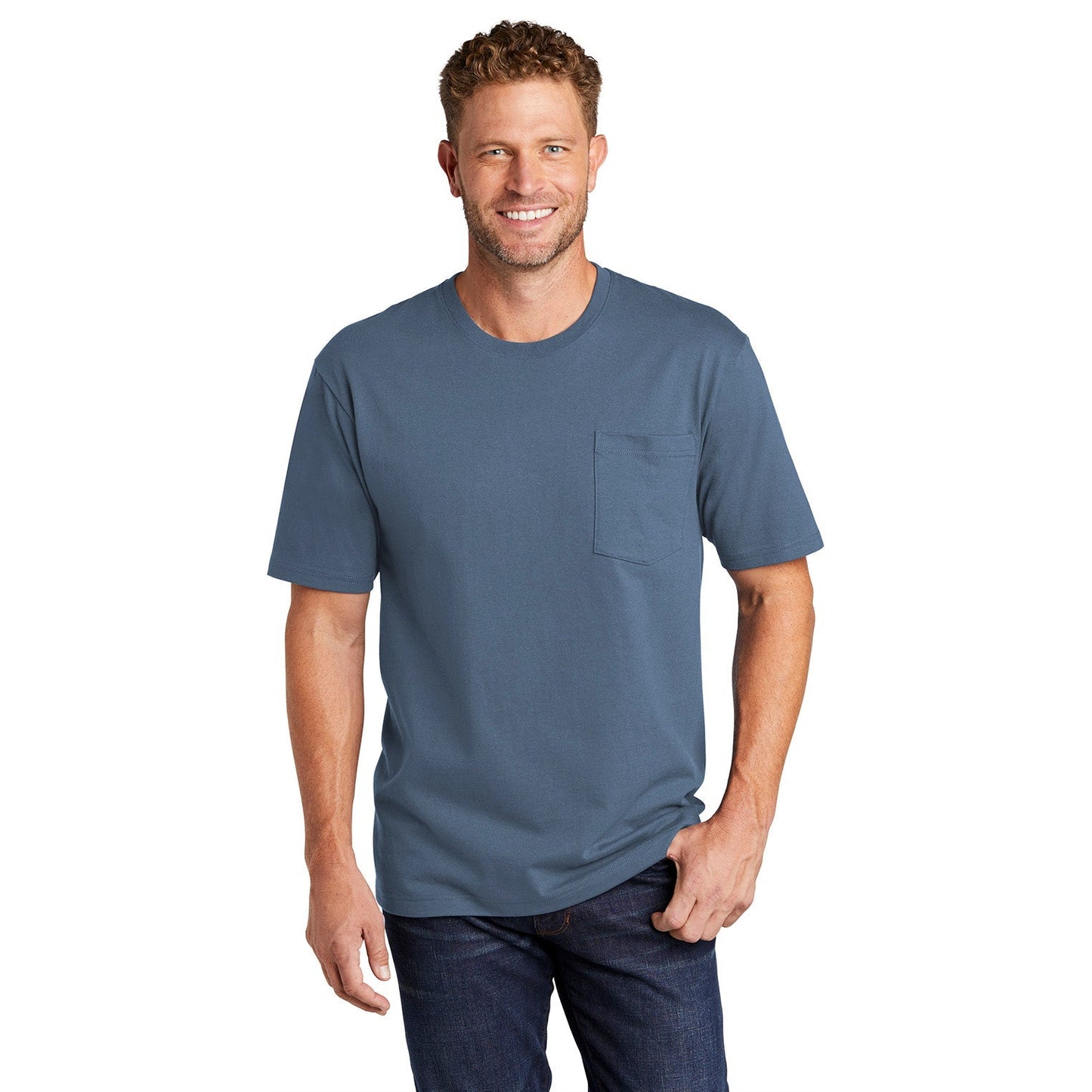Black T-Shirts - Cornerstone - Tough Cotton Tee - Durable Fabric