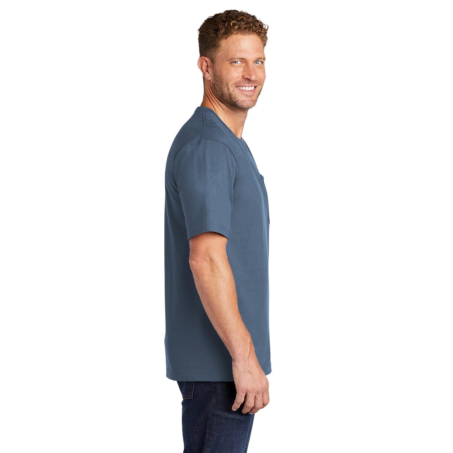 Black T-Shirts - Cornerstone - Tough Cotton Tee - Durable Fabric
