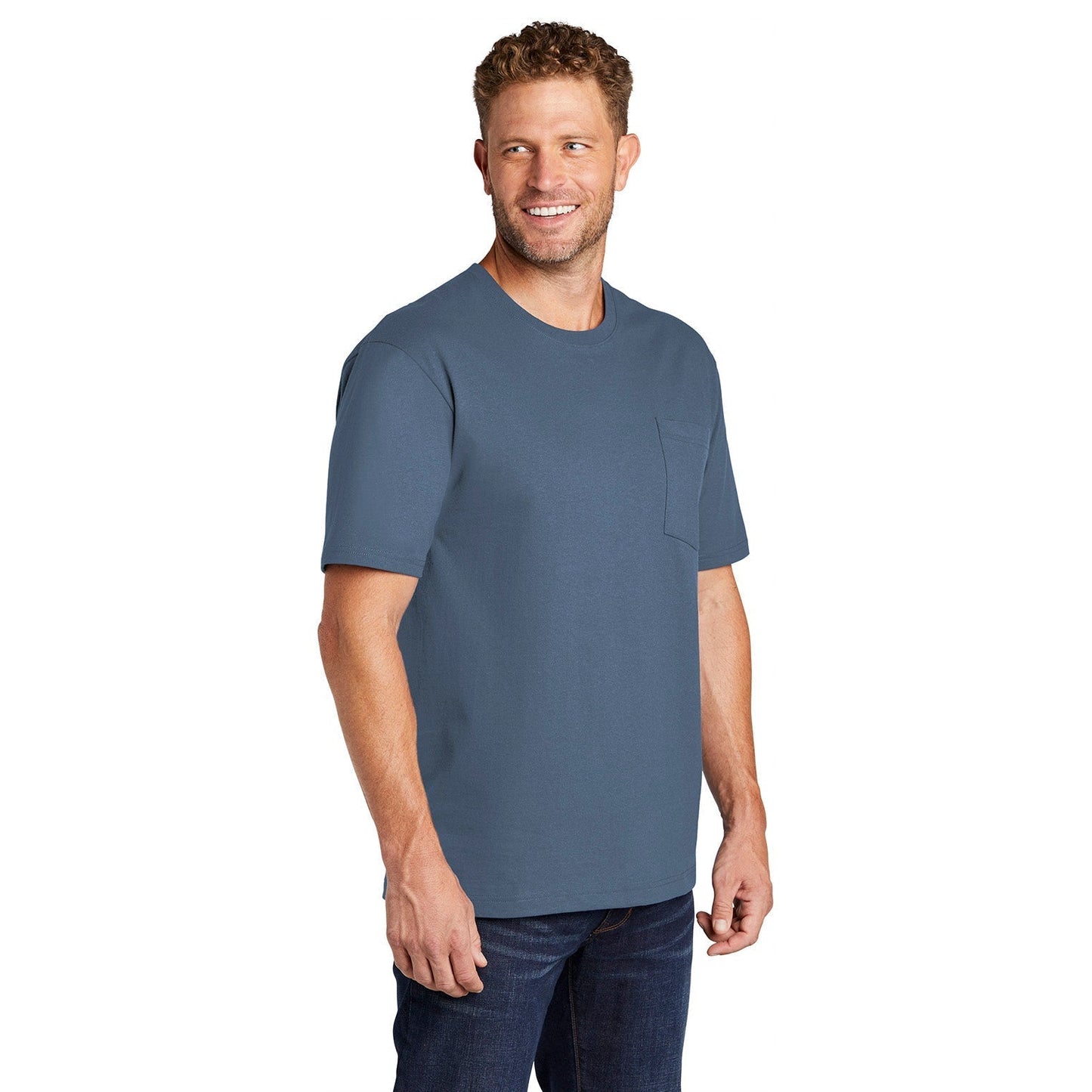 Black T-Shirts - Cornerstone - Tough Cotton Tee - Durable Fabric