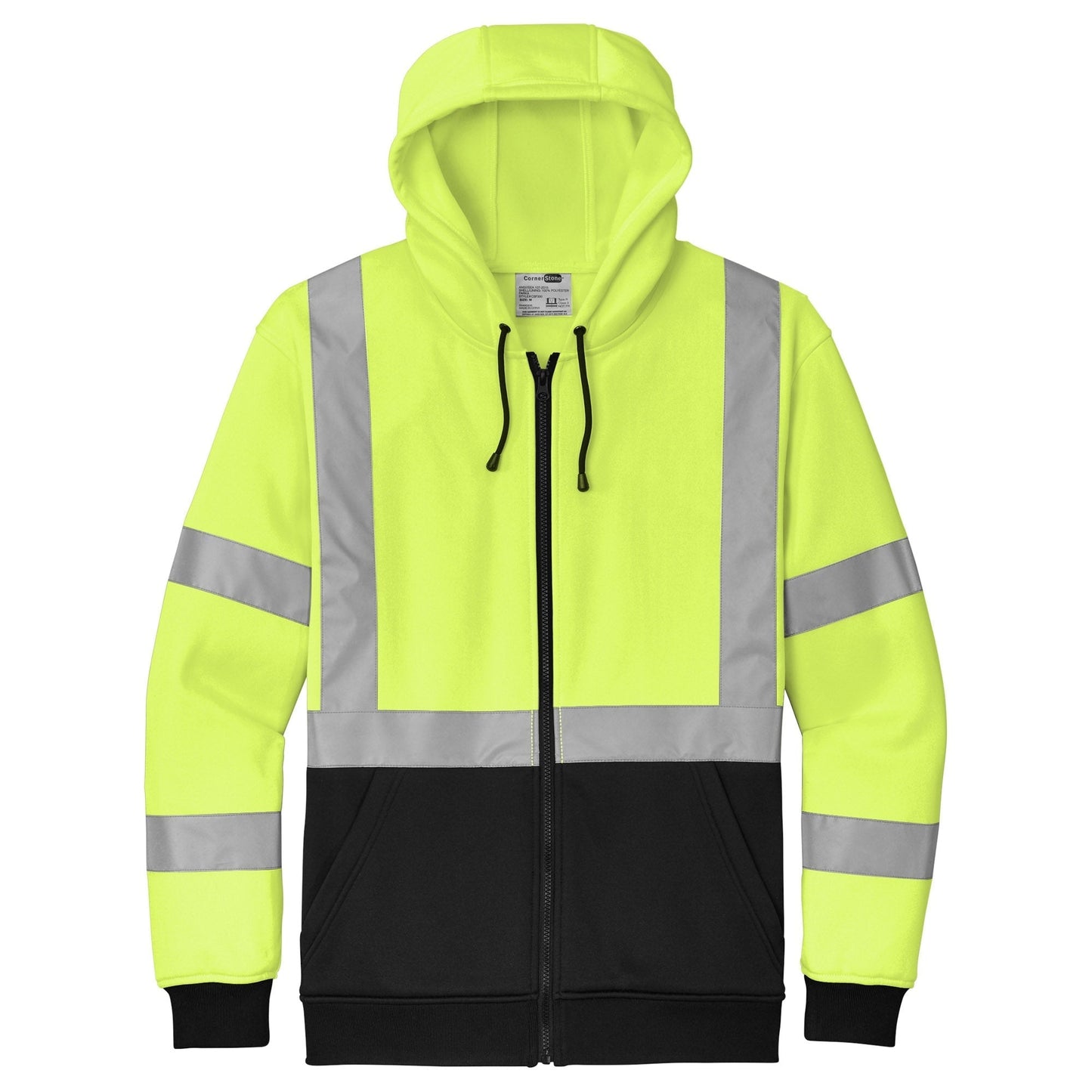 Orange Safety Sweatshirt - Cornerstone - Reflective Fleece