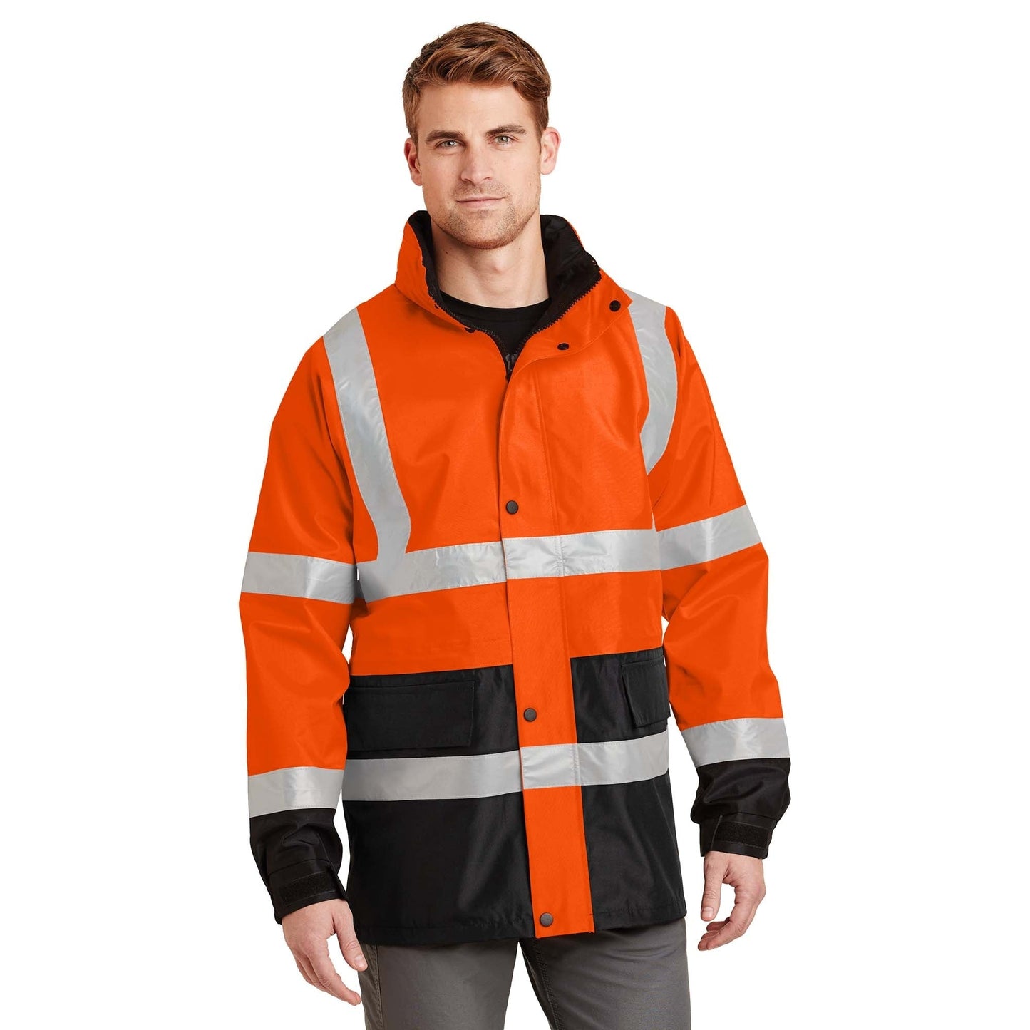 Yellow/Lime Safety Jacket - Cornerstone - Waterproof Design