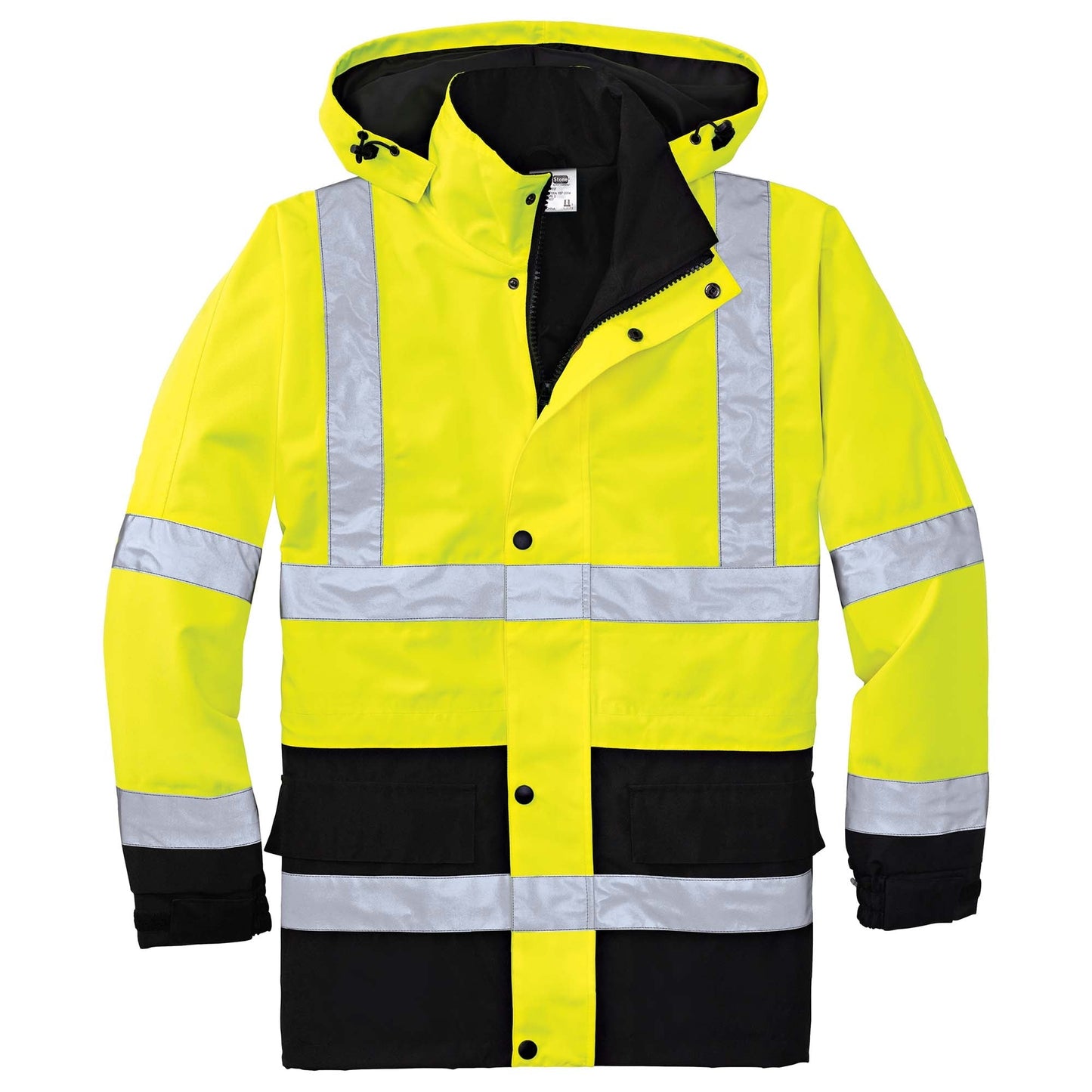 Yellow/Lime Safety Jacket - Cornerstone - Waterproof Design